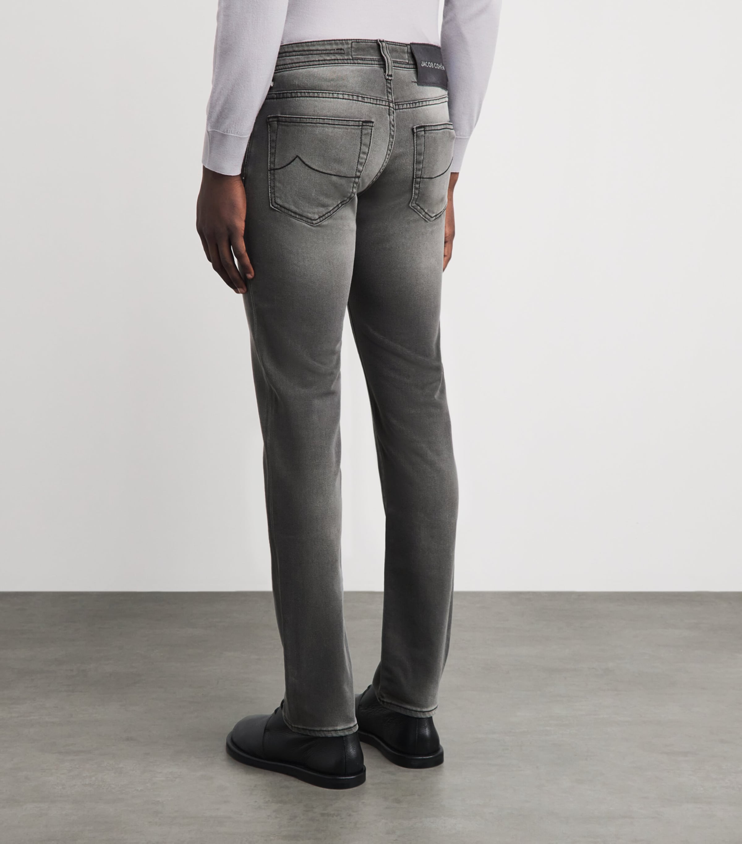 JACOB COHËN Mens Comfort-Stretch Faded Slim Jeans Image 5