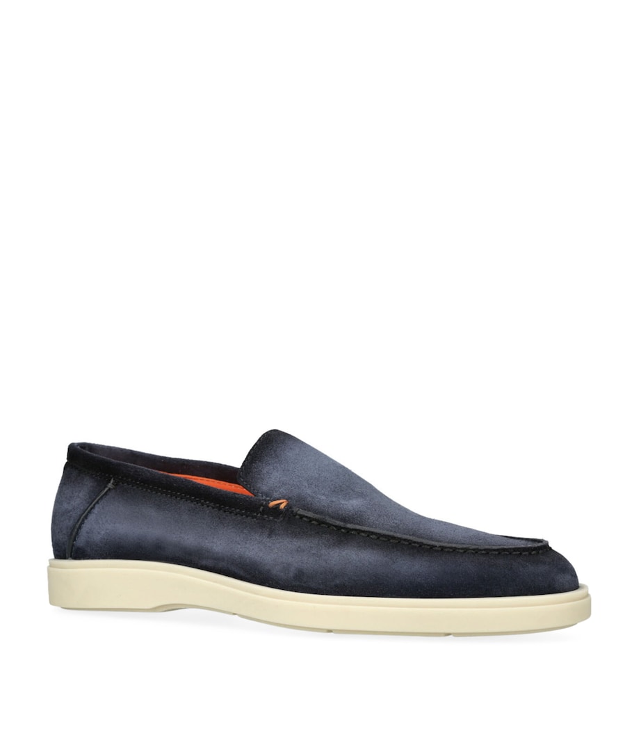 Suede Detroit Low-Top Loafers NAVY Image 3