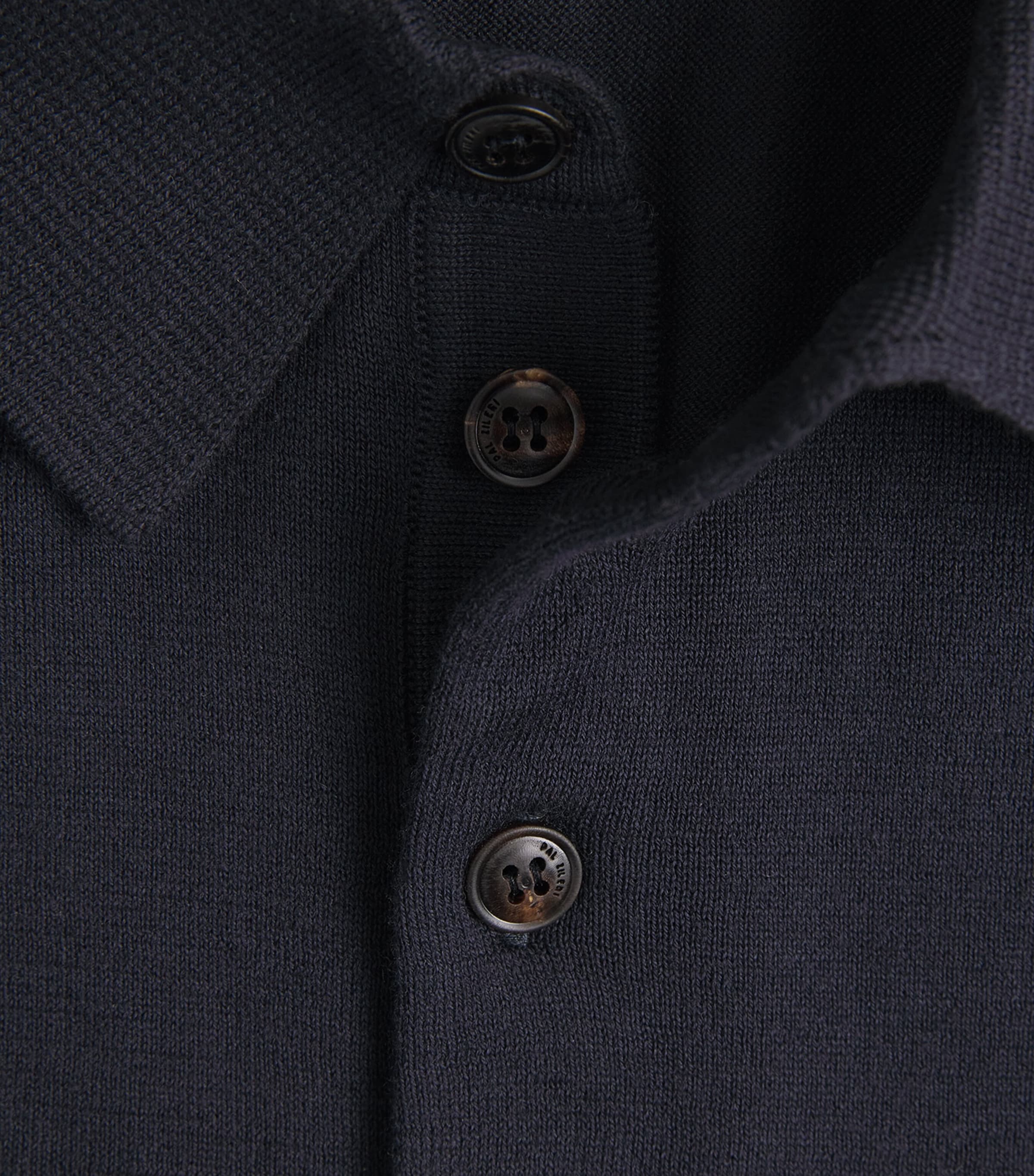 Silk-Cotton Polo Shirt 01 BLUE NAVY Image 5