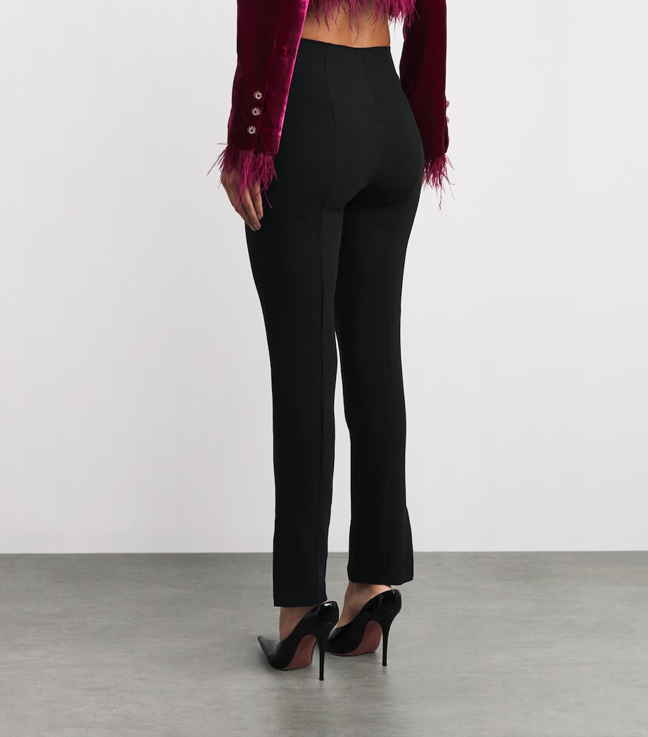 Crepe Brianne Tailored Trousers BLACK Image 4