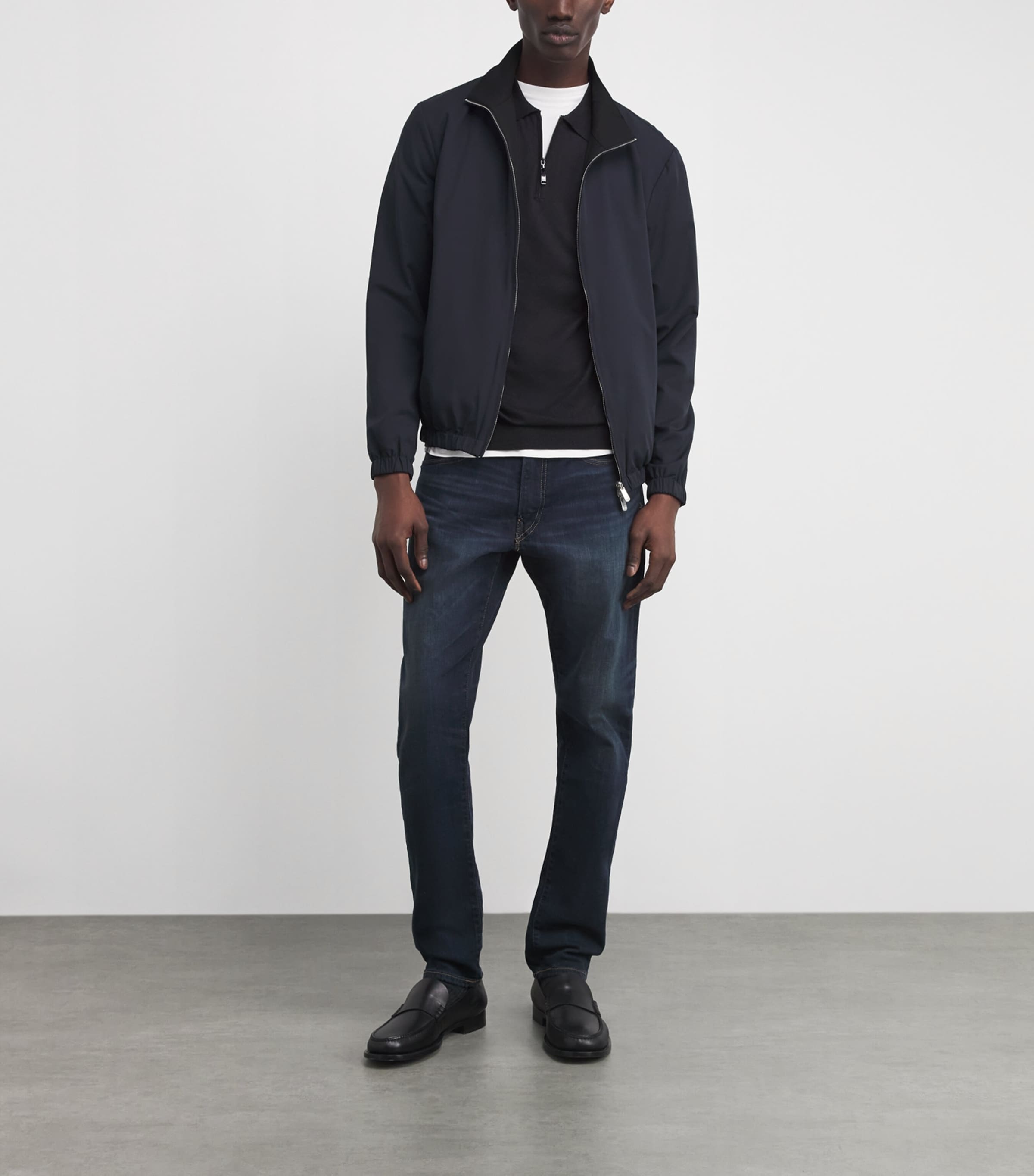 Technical Track Jacket 01-NAVY / BLACK Image 2