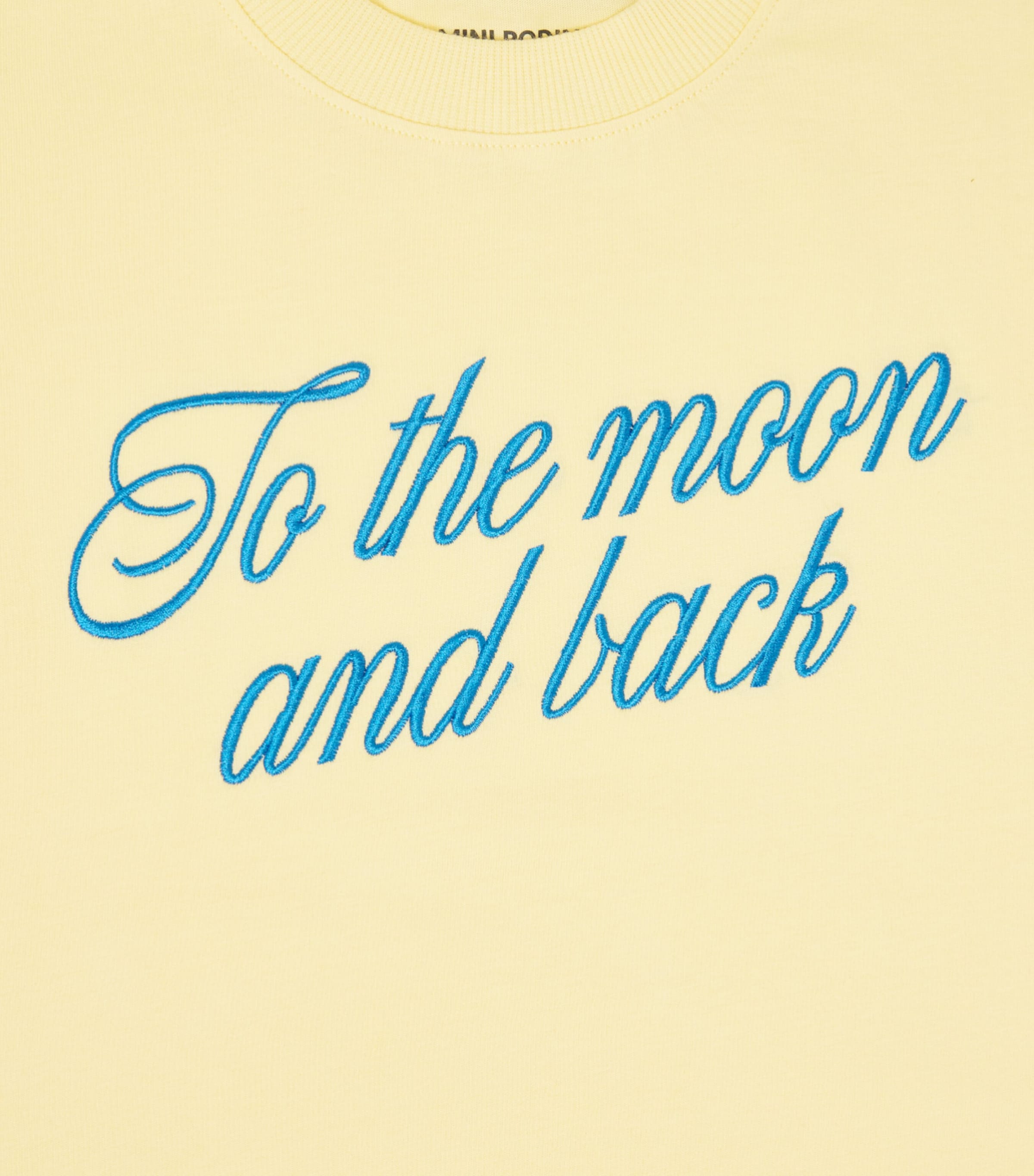 Mini Rodini Organic Cotton Embroidered T-Shirt (3-11 Years) Yellow Image 3