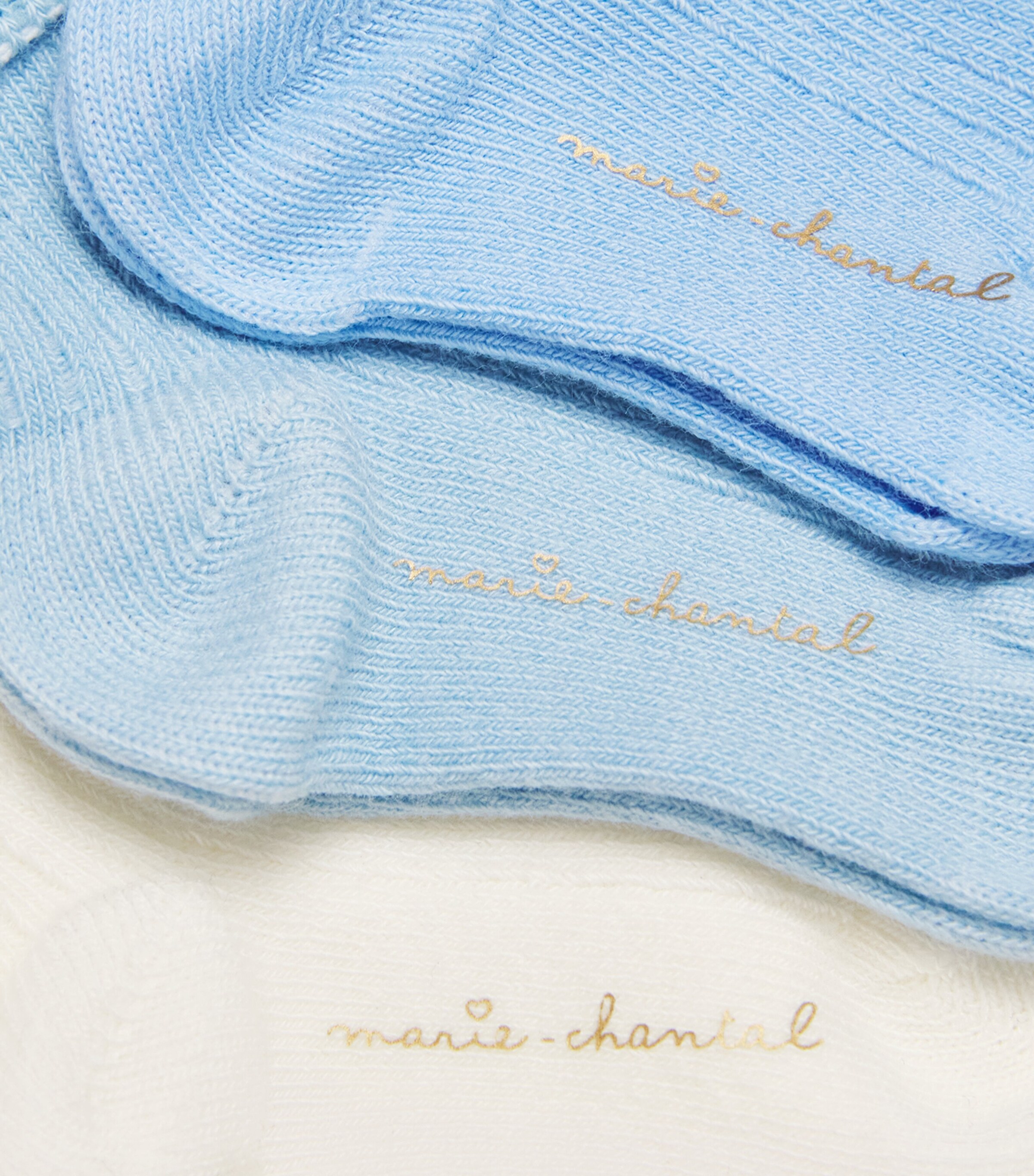 Organic Cotton Ankle Socks (Pack of 7) BLUE Image 3