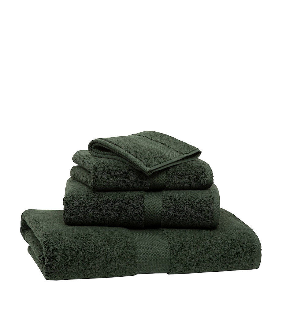 Ralph Lauren Home Avenue Bath Sheet (100cm x 183cm) Pine Image 1