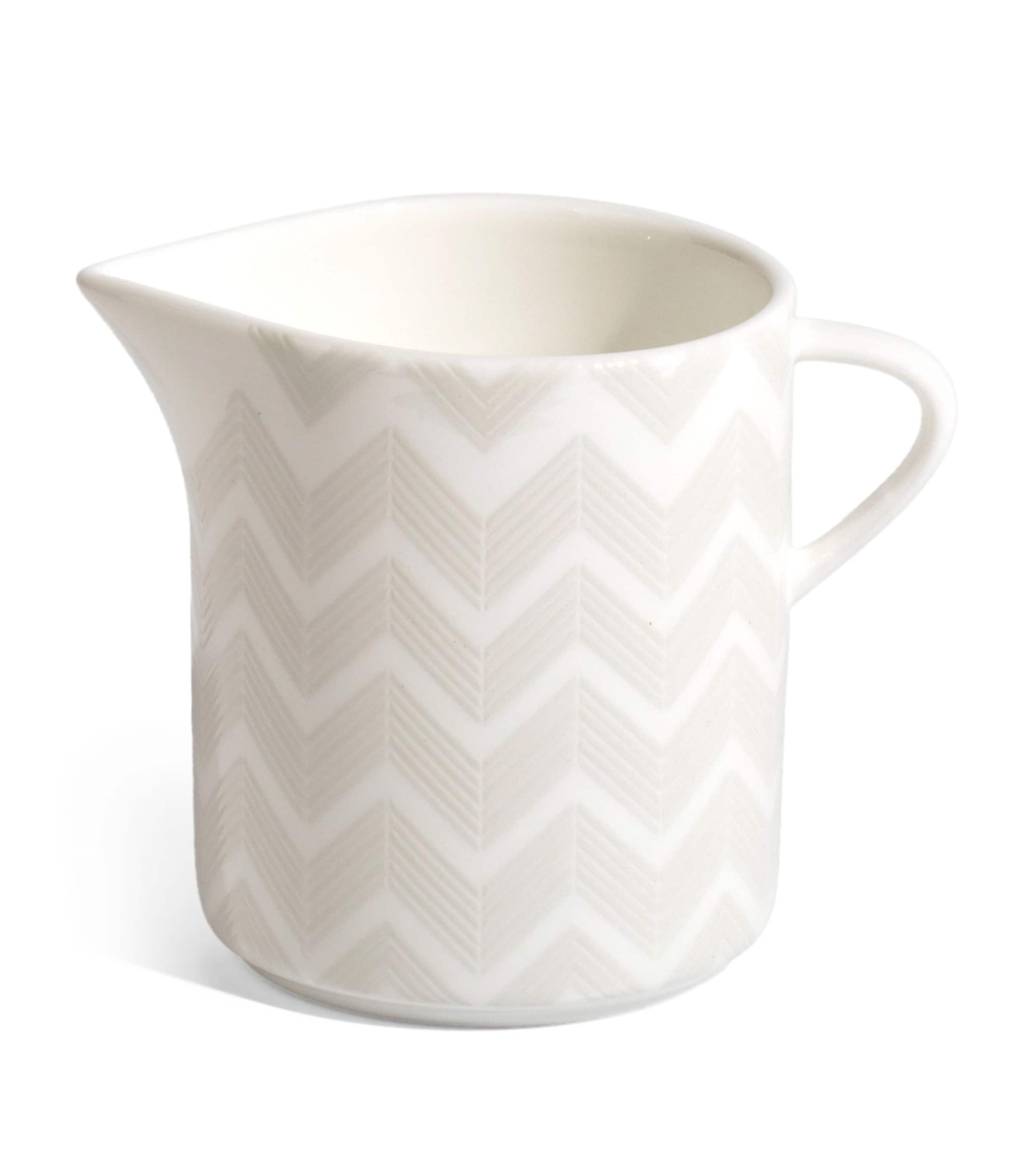 Missoni Zigzag Creamer Pot In White