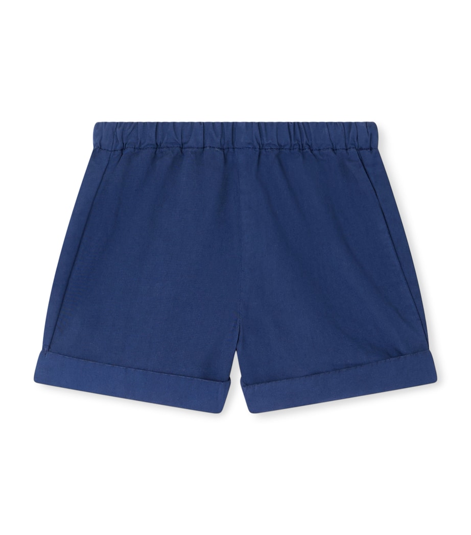 Bonpoint Organic Cotton Ecady Shorts (6-18 Months) Indigo Image 1