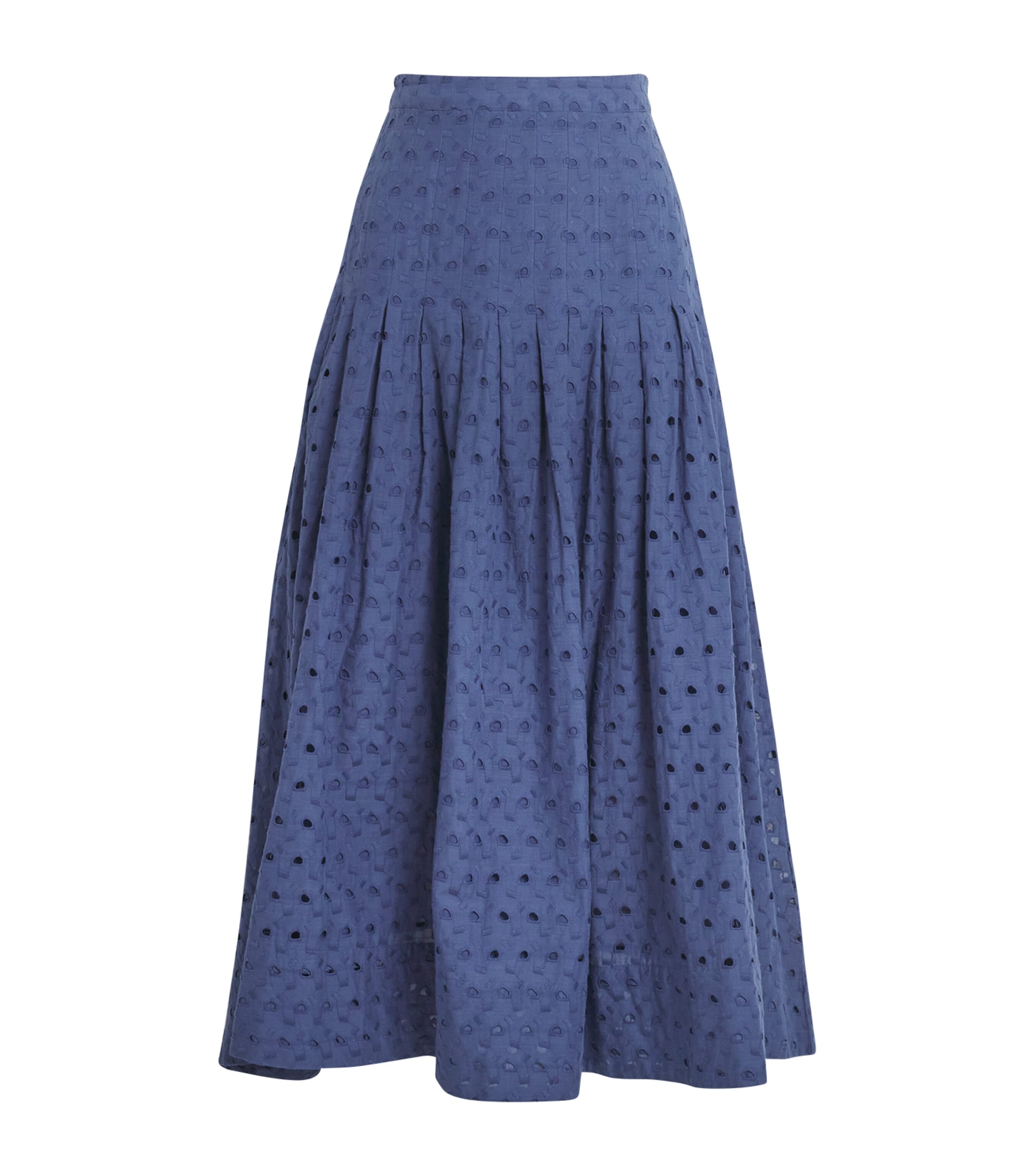 The Great Cotton Embroidered The Rhythm Midi Skirt