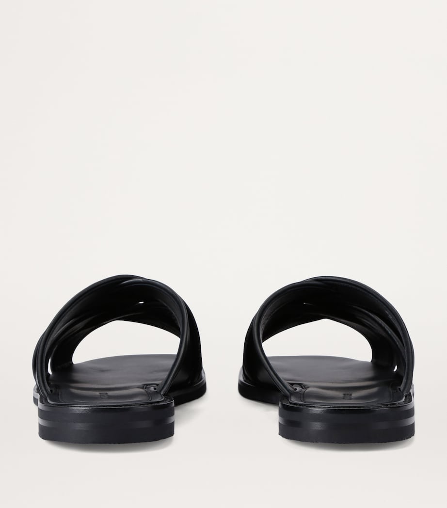 Leather Samson Sandals BLACK Image 3