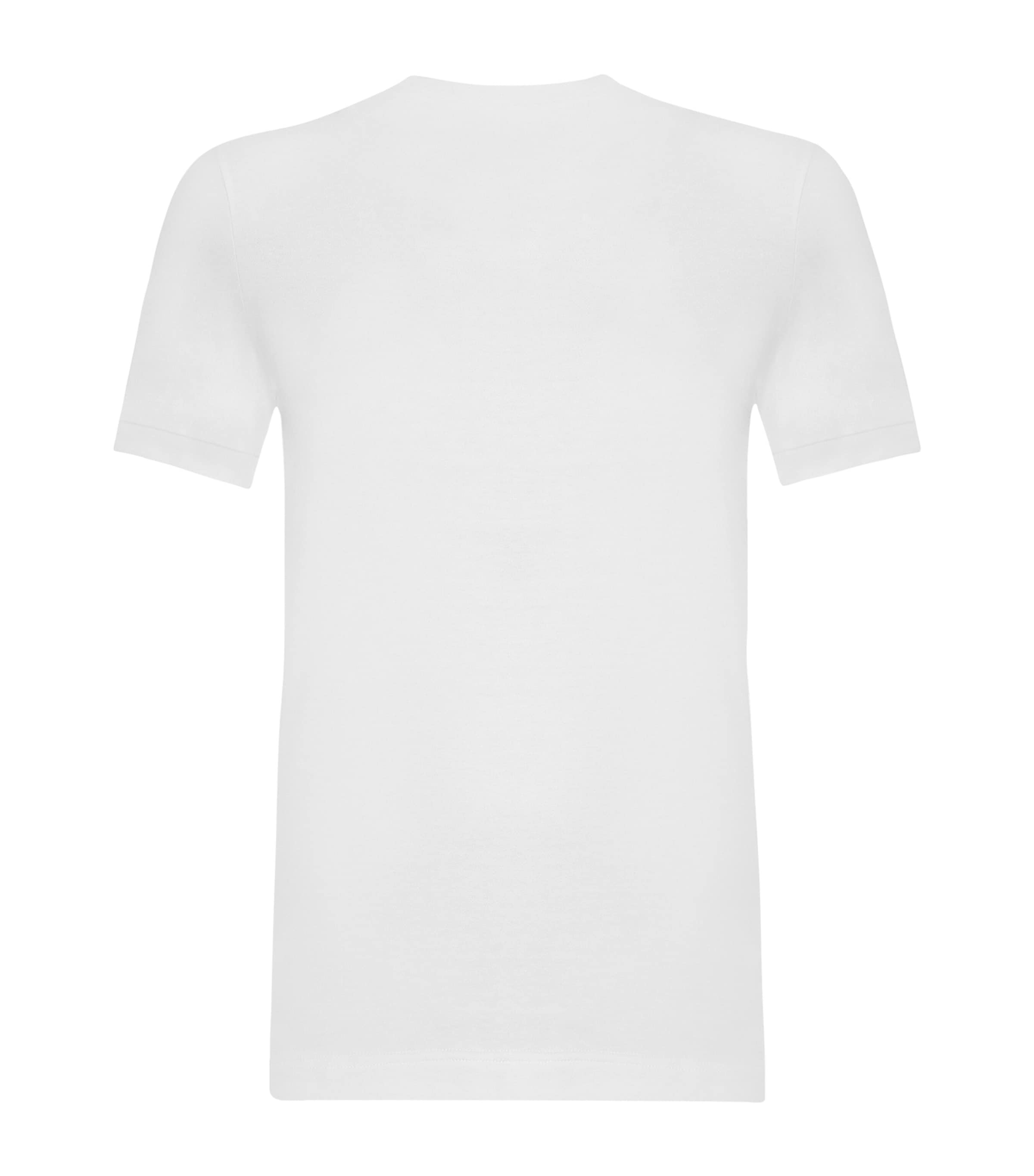 Dolce&Gabbana Womens Rhinestone-Logo T-Shirt Optical White Image 2