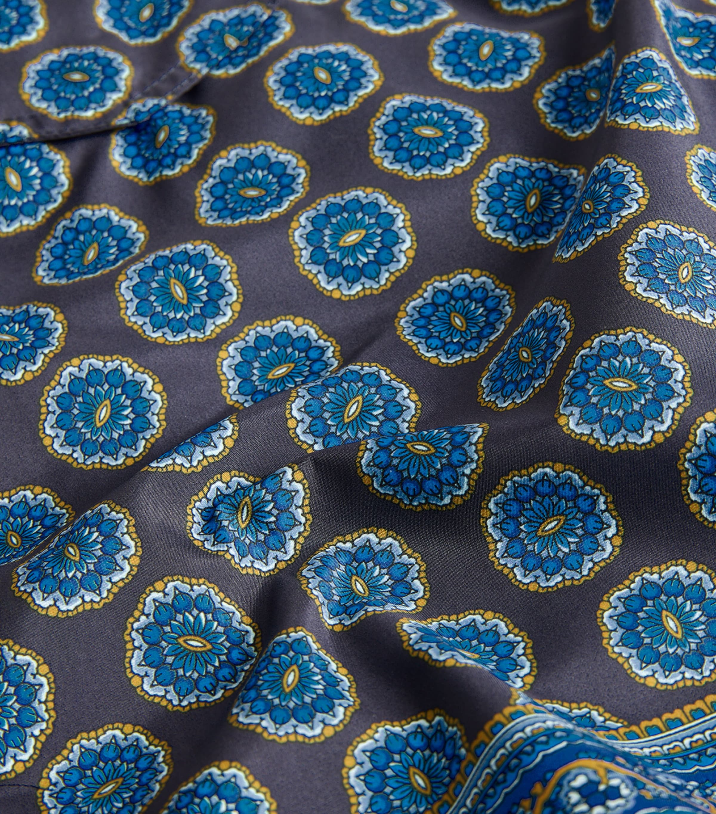 Dunhill Mens Medallion Printed Swim Shorts Image 7