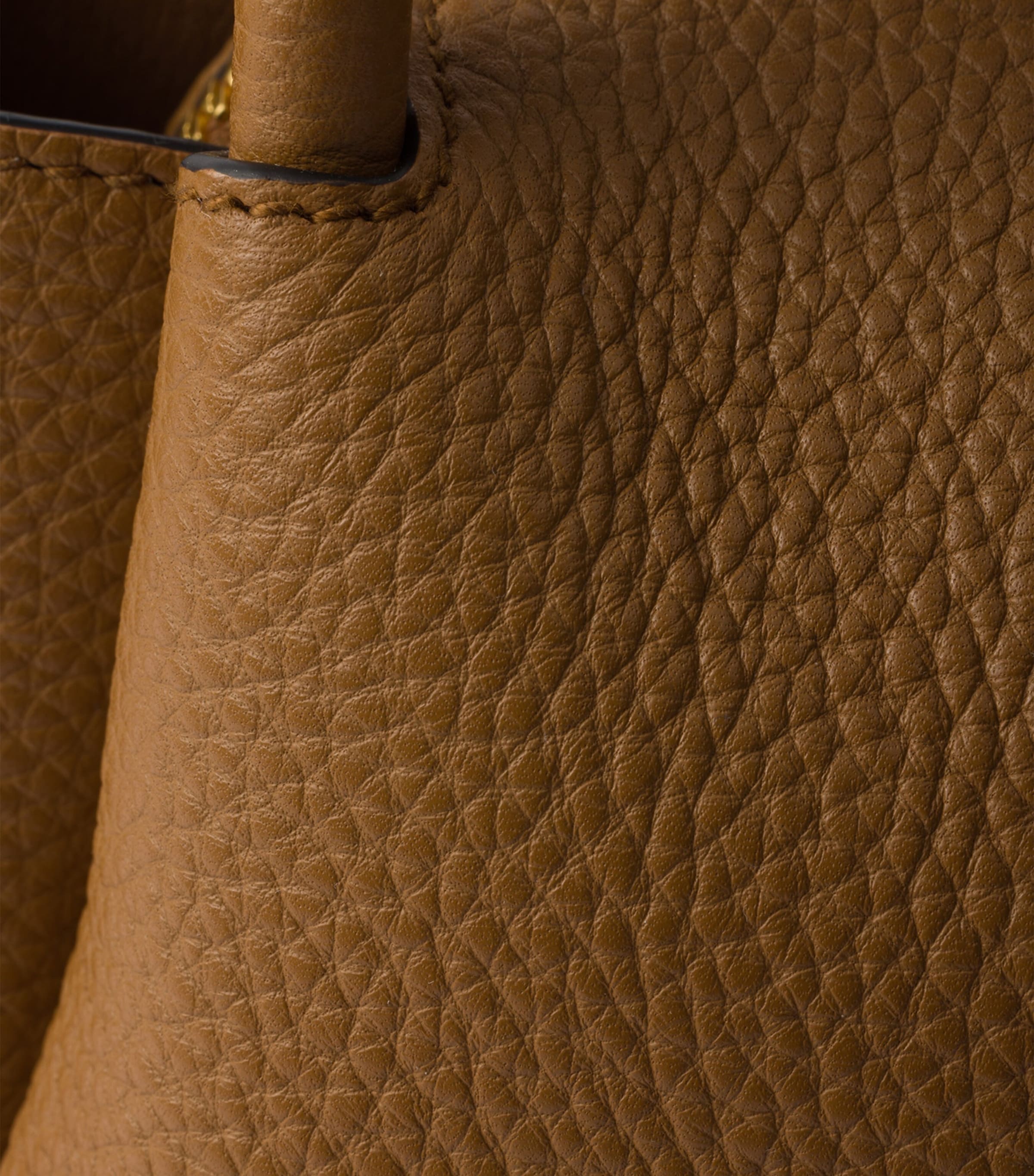 Mini Leather Top-Handle Bag F03V8 Image 6