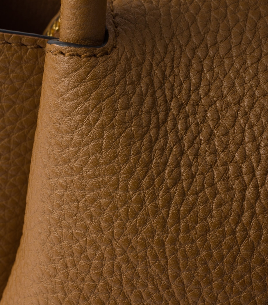 Mini Leather Top-Handle Bag F03V8 Image 6