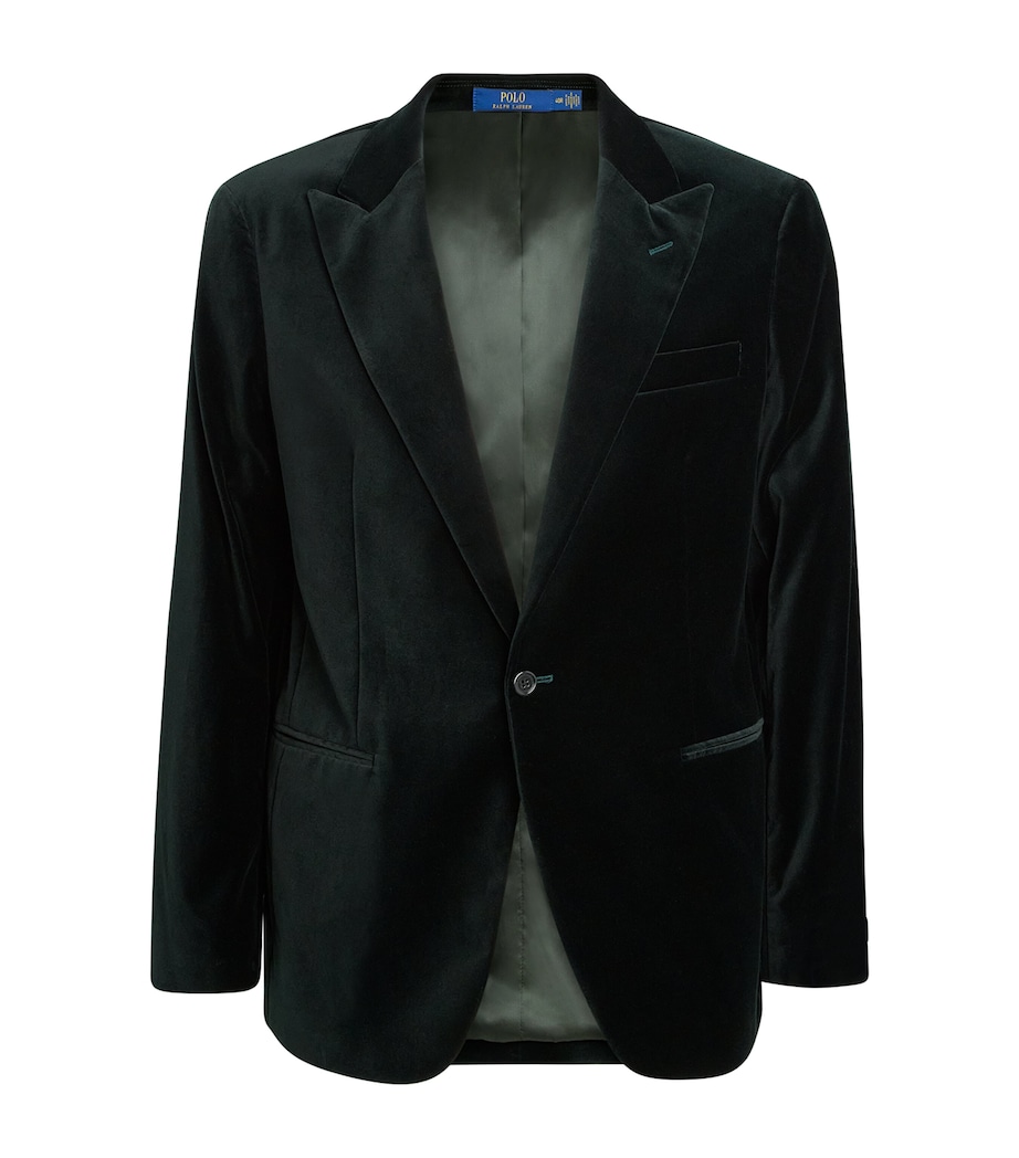 Velvet Blazer GREEN Image 1