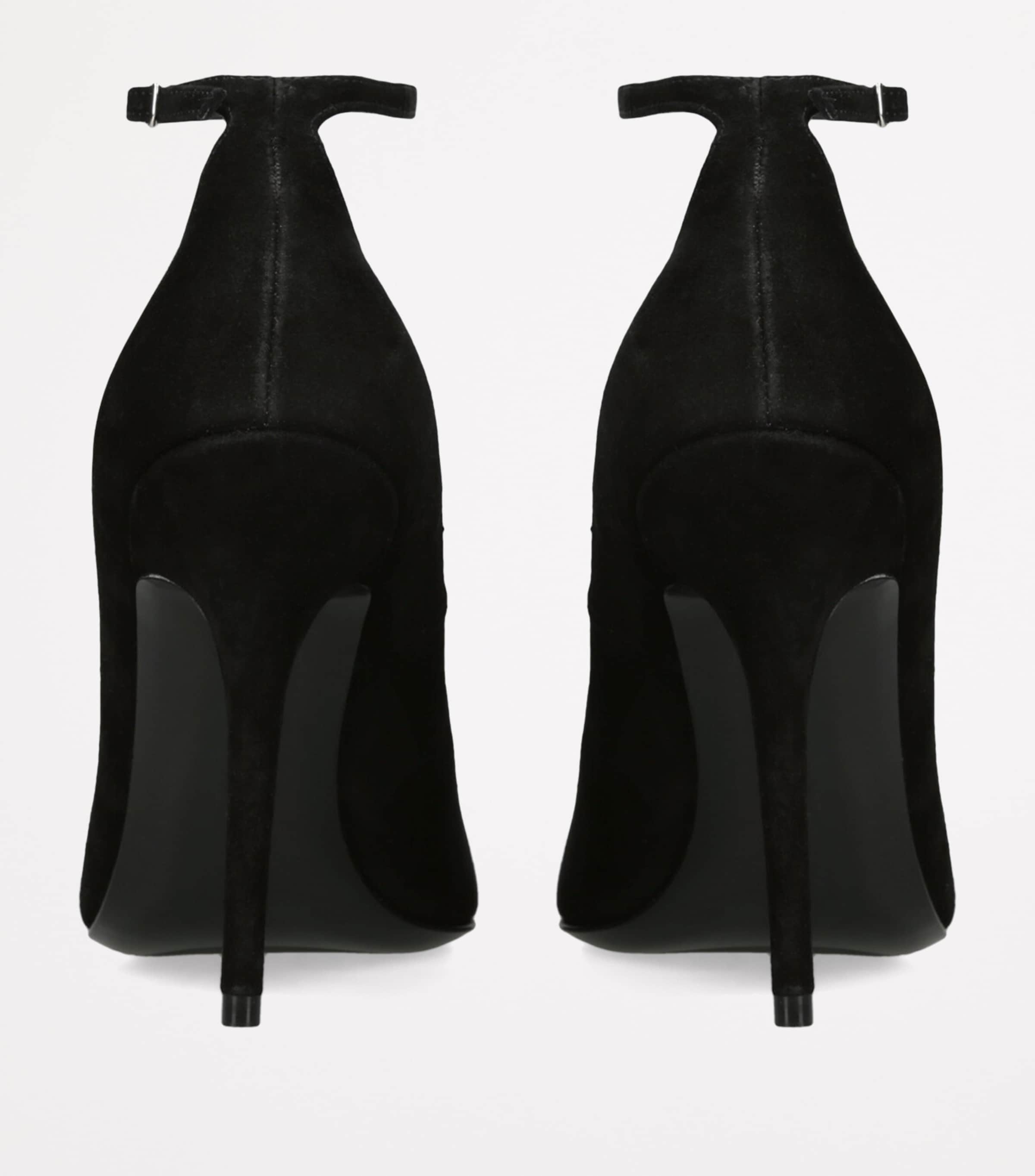 Leather Anok Pumps 105 BLACK Image 2