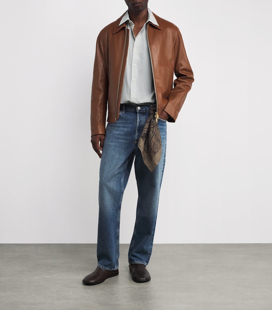 Cotton Poplin Classic Fit Check Shirt GREEN Image 2