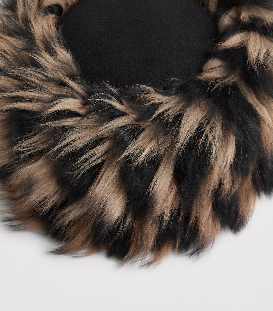 Valentino Garavani Rabbit Hair Beret Image 4