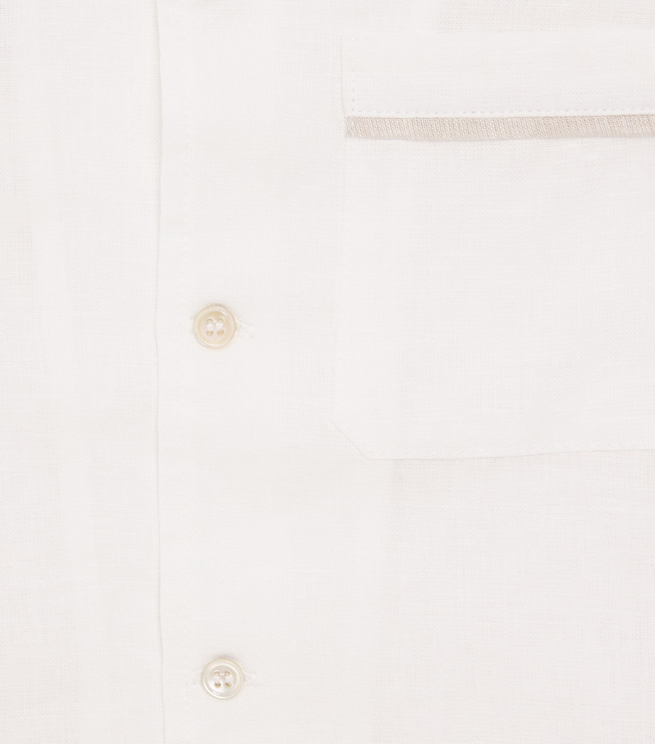 Eleventy Kids Linen Button-Up Shirt (2-16 Years) Image 3