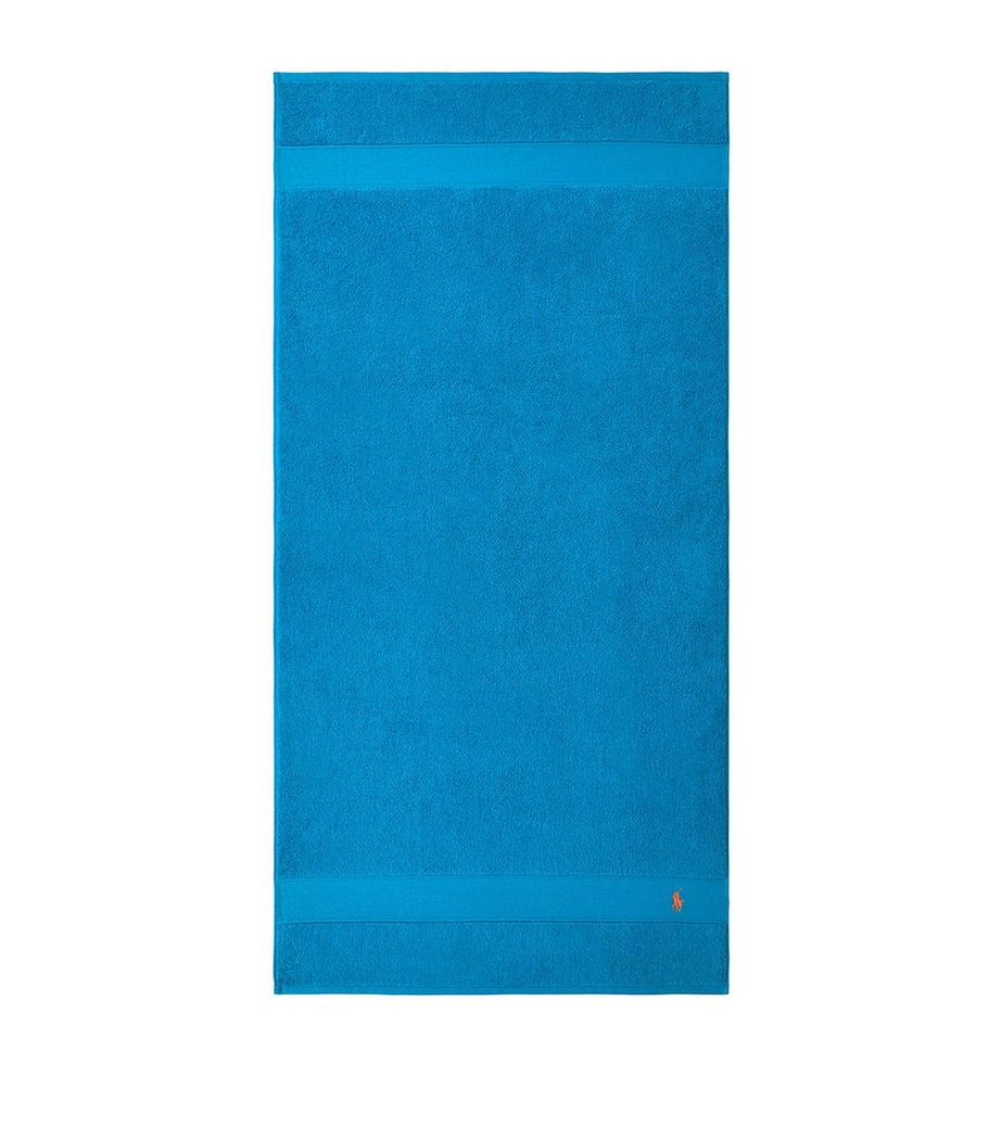 Polo Player Bath Towel (70cm x 140cm) COVE BLUE Image 5