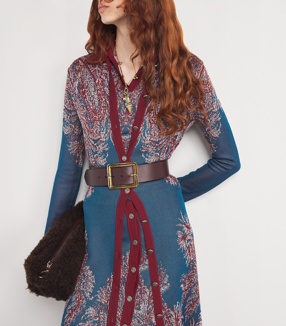 Jacquard Maxi Cardigan X0883 Image 6