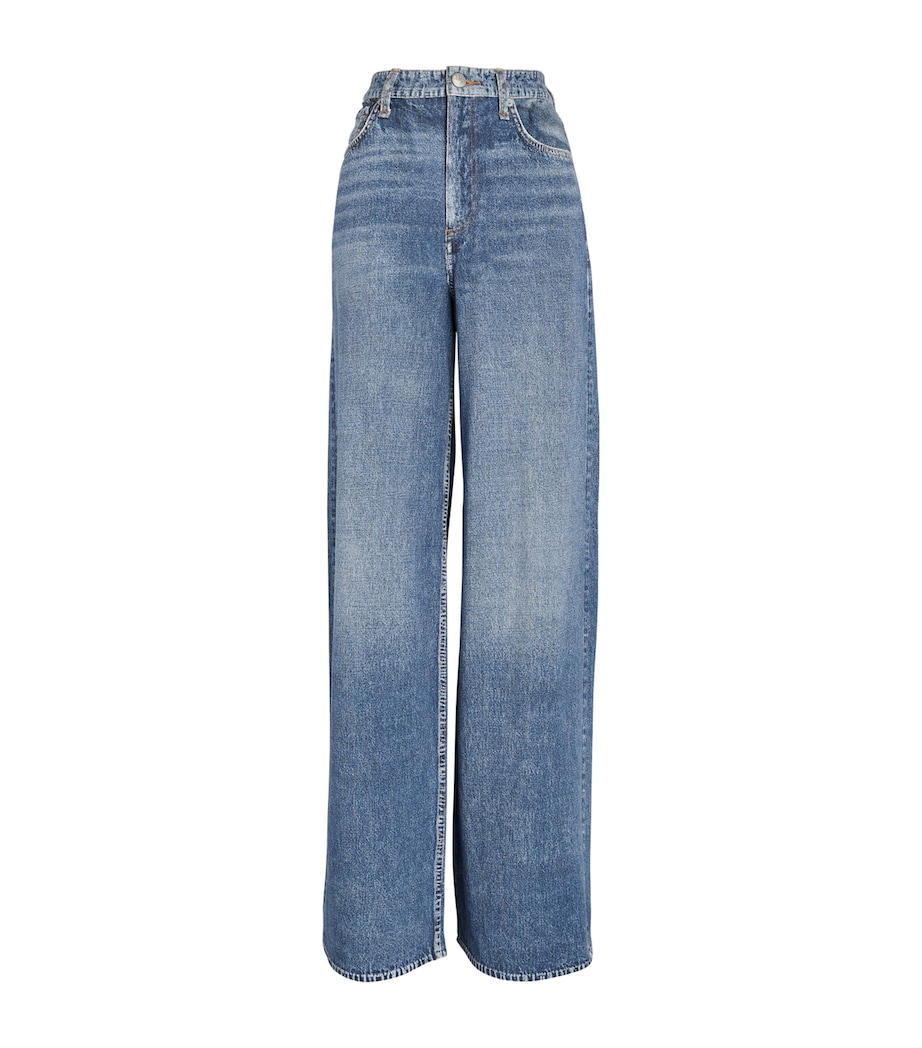 Rag & Bone Womens Miramar Sofie Wide-Leg Jeans Kimber Was Image 1