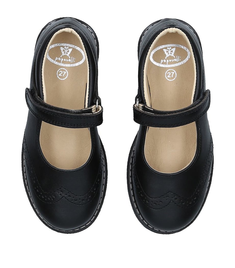 Leather Louisa Pumps BLACK Image 4