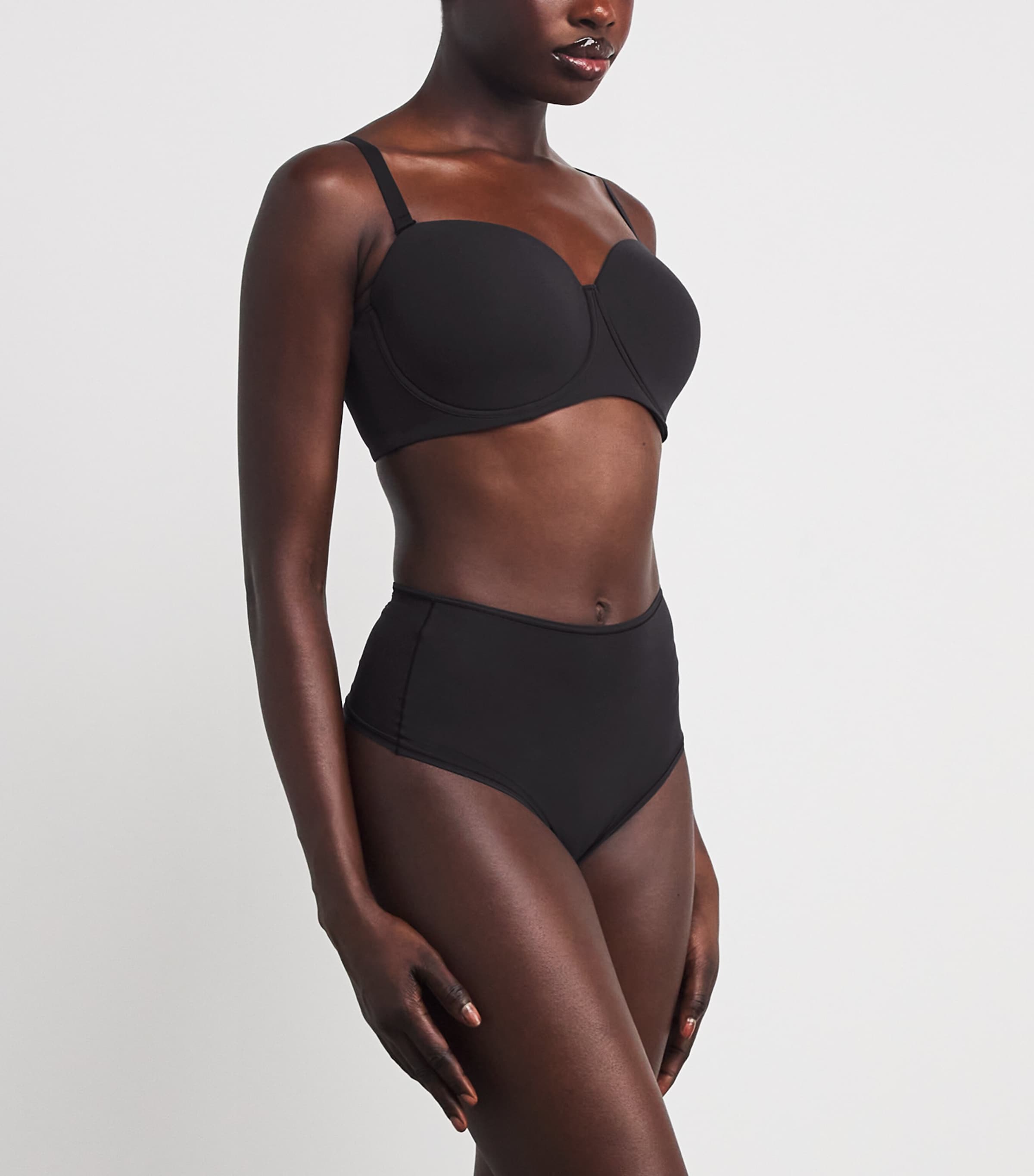 Fits Everybody High-Rise Thong ONYX Image 2