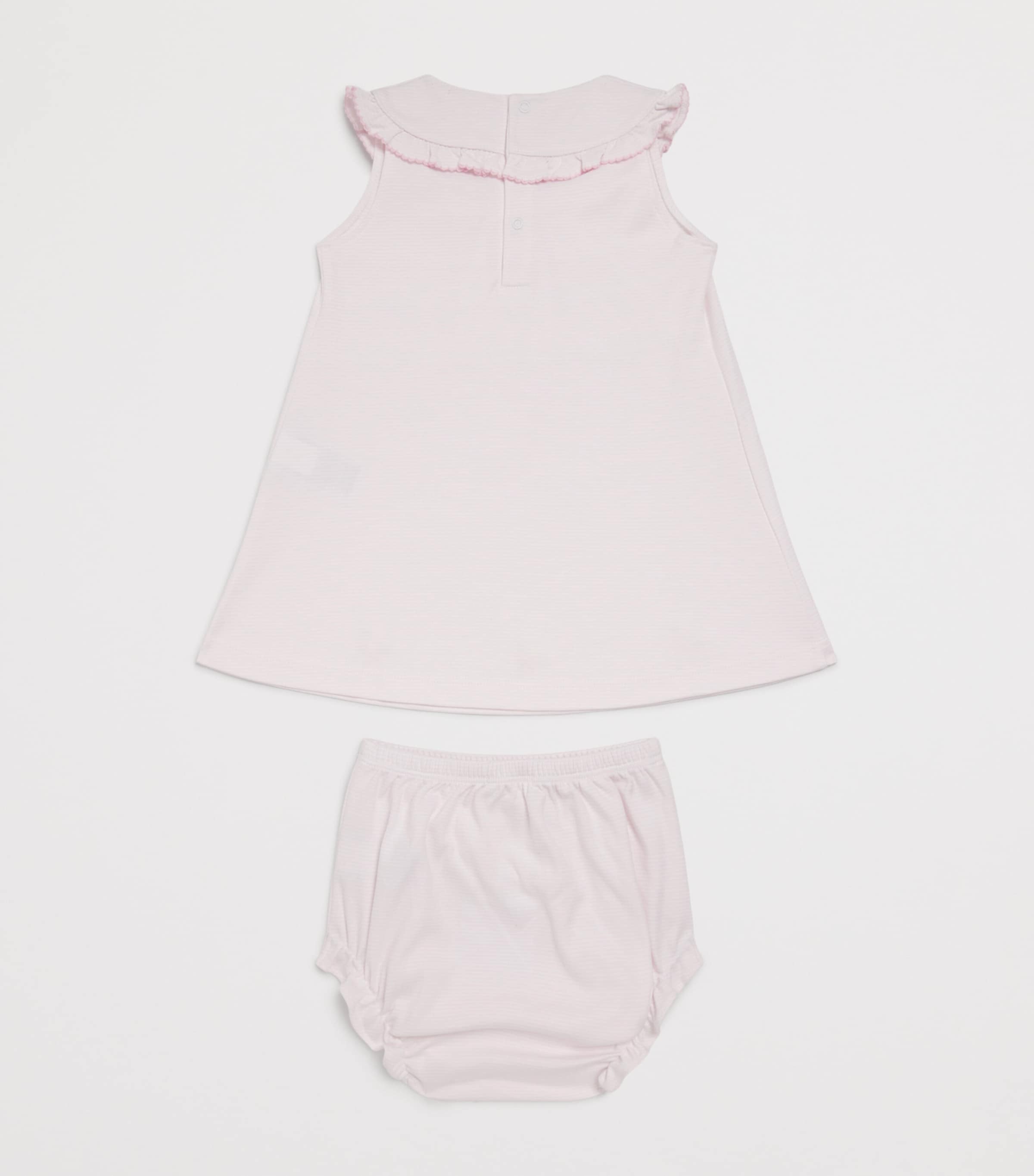 Pima Cotton Dress and Bloomers Set (9 Months) K650PINK Image 2