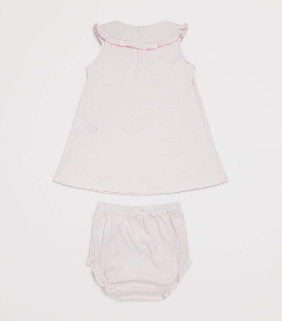 Pima Cotton Dress and Bloomers Set (0-18 Months) K650PINK Image 2
