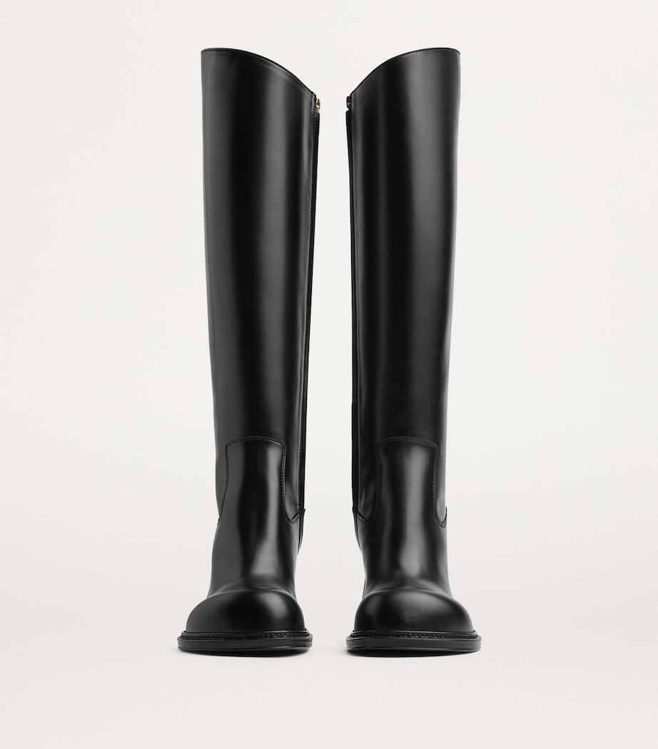 Bottega Veneta Leather Cliff Knee-High Boots 80 Image 4