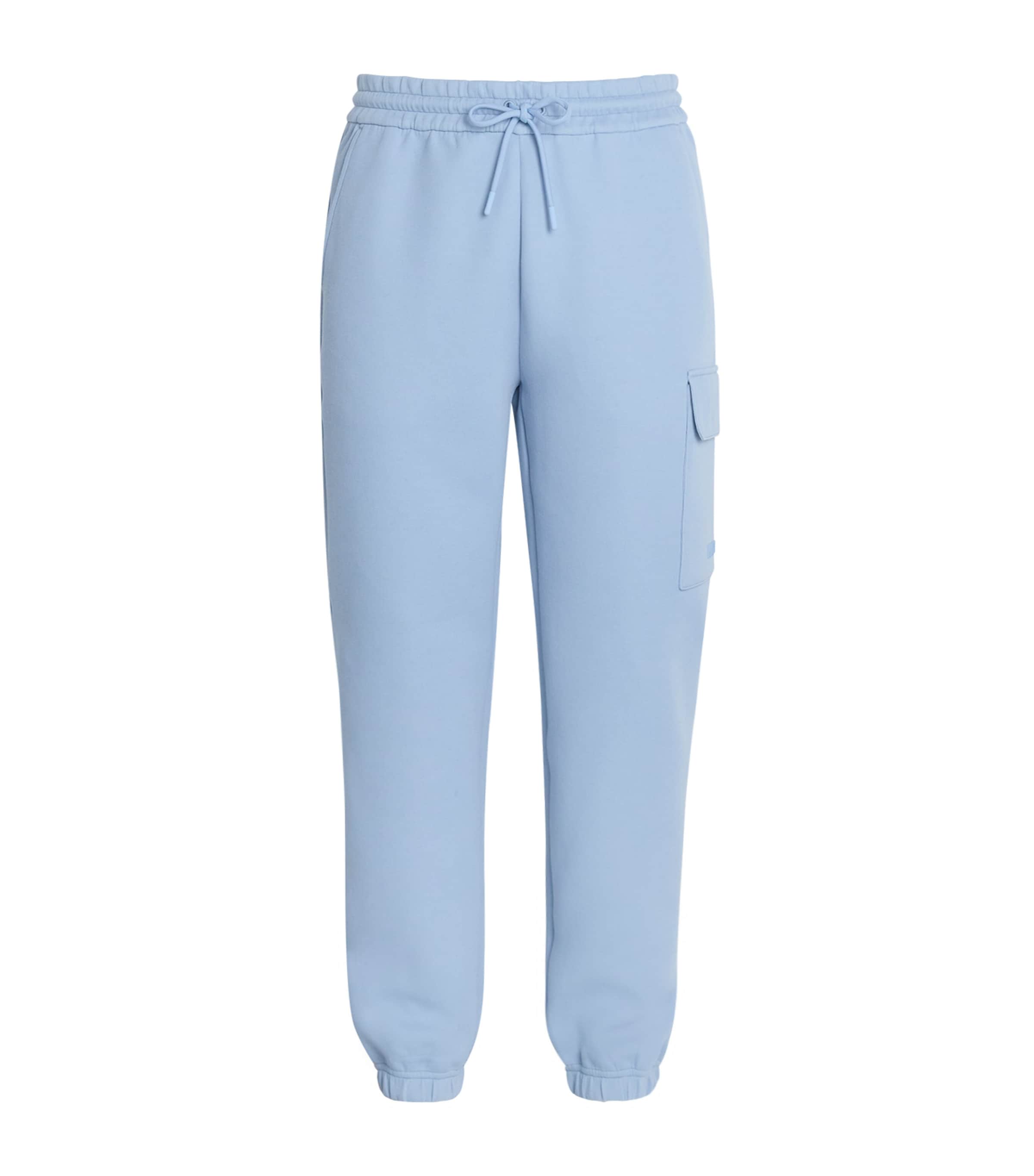 Mackage Cotton-blend Marvin Cargo Sweatpants In Blue