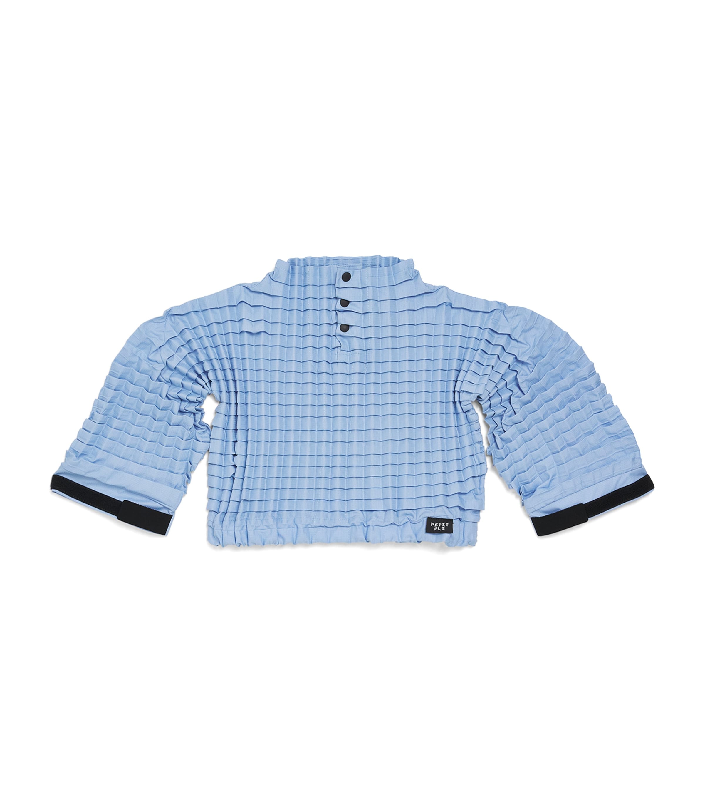 Petit Pli Recycled Crinkle Versatile Top (9 Months-4Years) Polar Blue Image 1