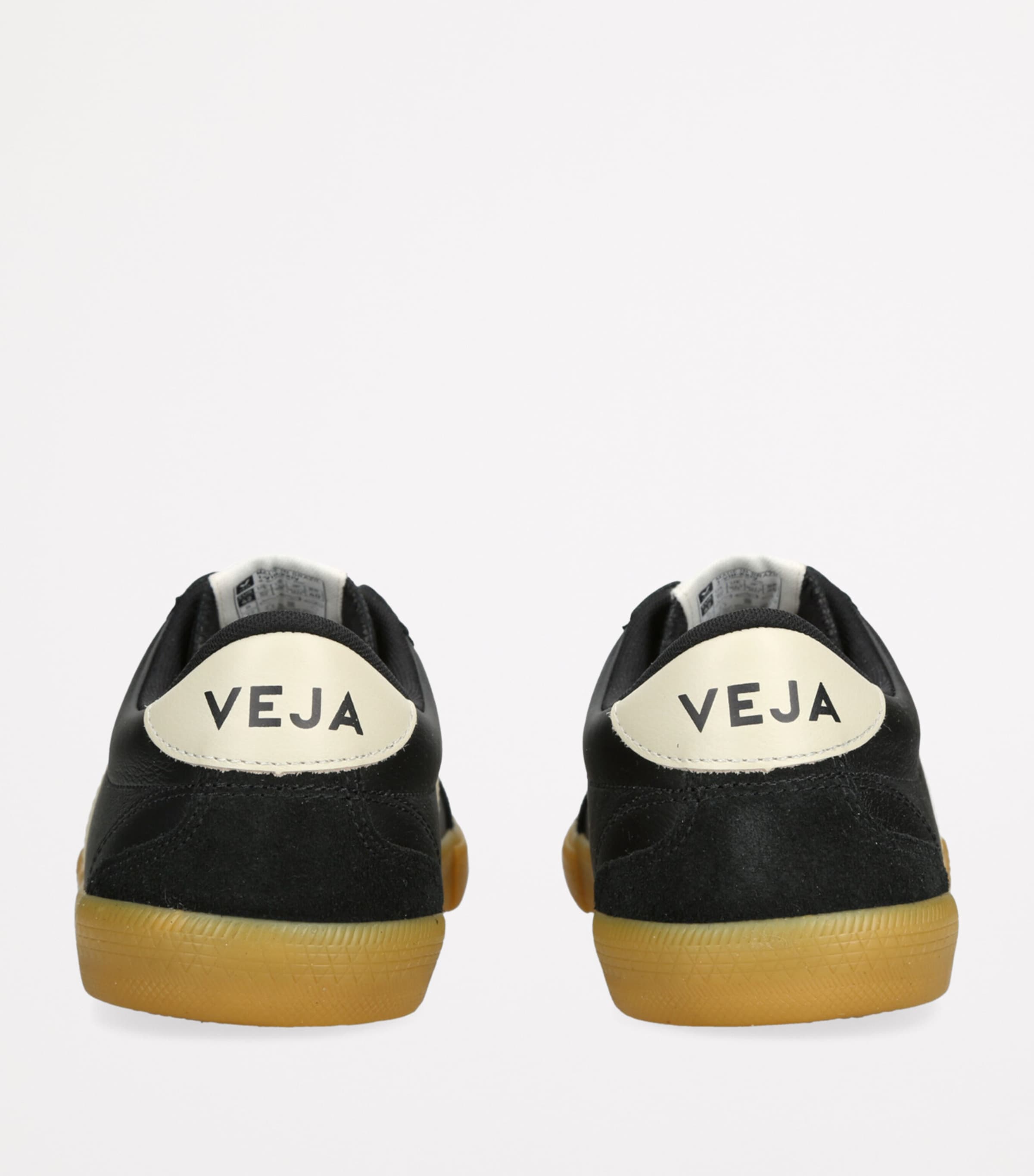 Veja Leather Volley Sneakers Blk/other Image 2