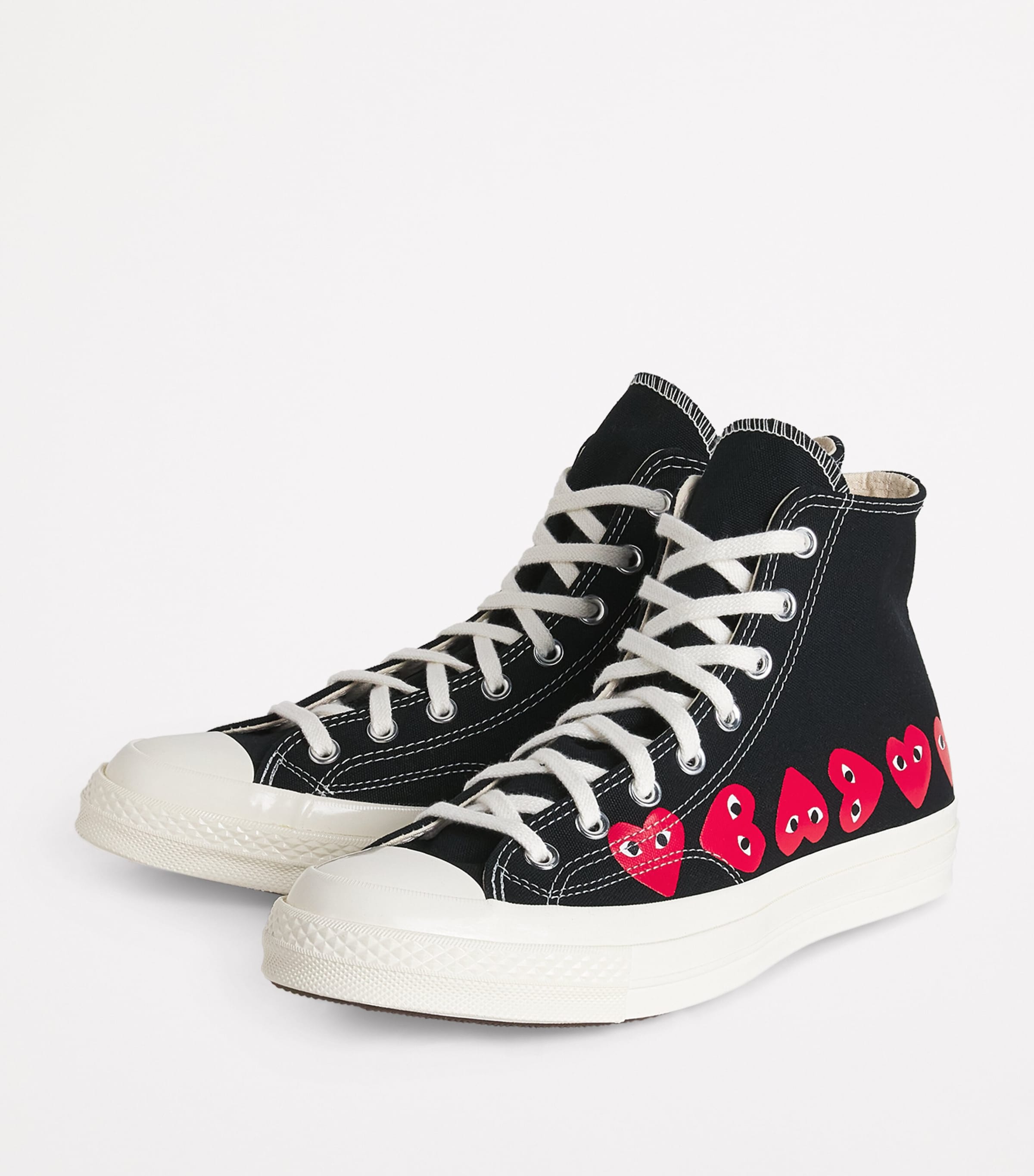 x Converse Heart Chuck Taylor All Star '70 High-Top Sneakers BLACK Image 3