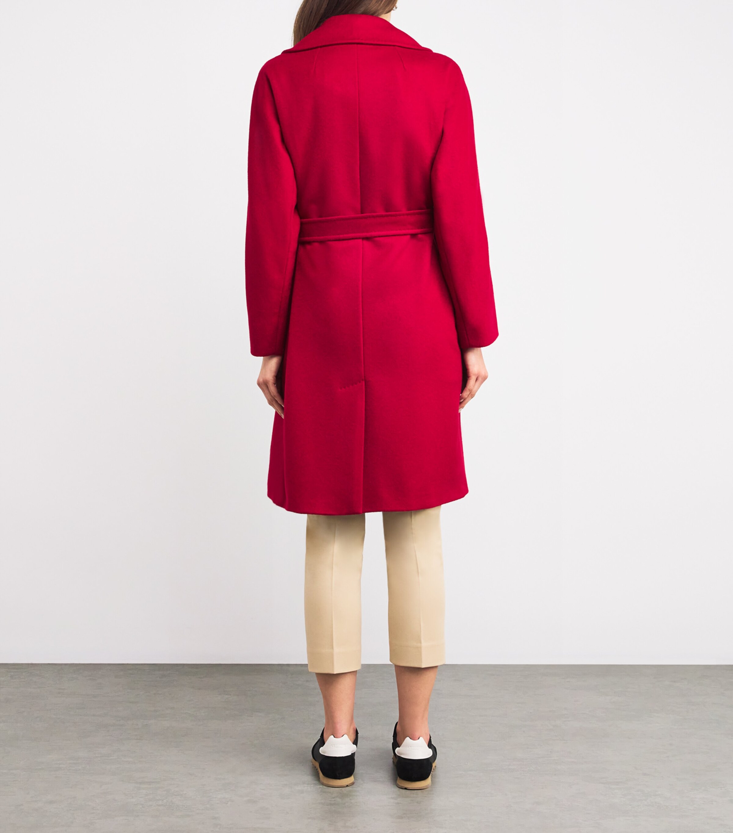 Cashmere Lunar New Year Overcoat RED Image 3