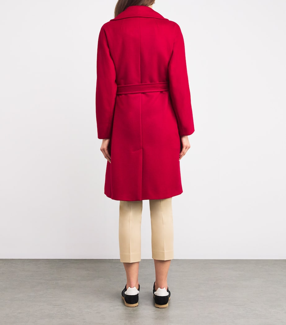 Cashmere Lunar New Year Overcoat RED Image 3