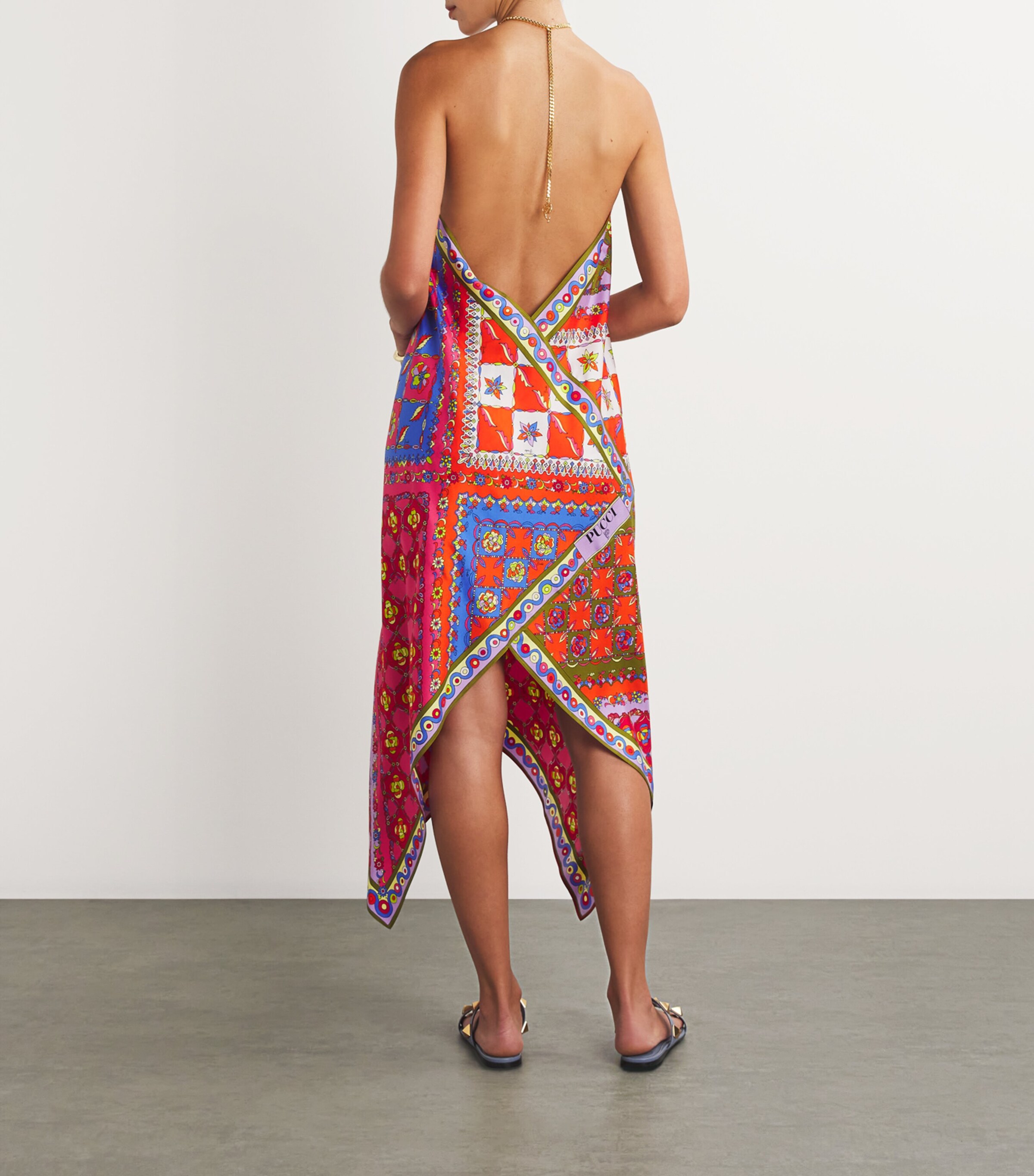 Festa Print Midi Dress 037 MULTICOLOR Image 3