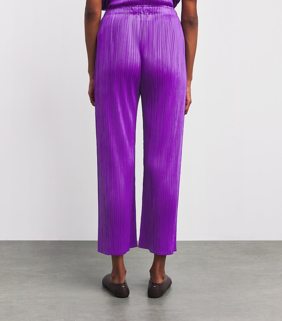 Monthly Colors August Wide-Leg Trousers LIGHT PURPLE Image 4