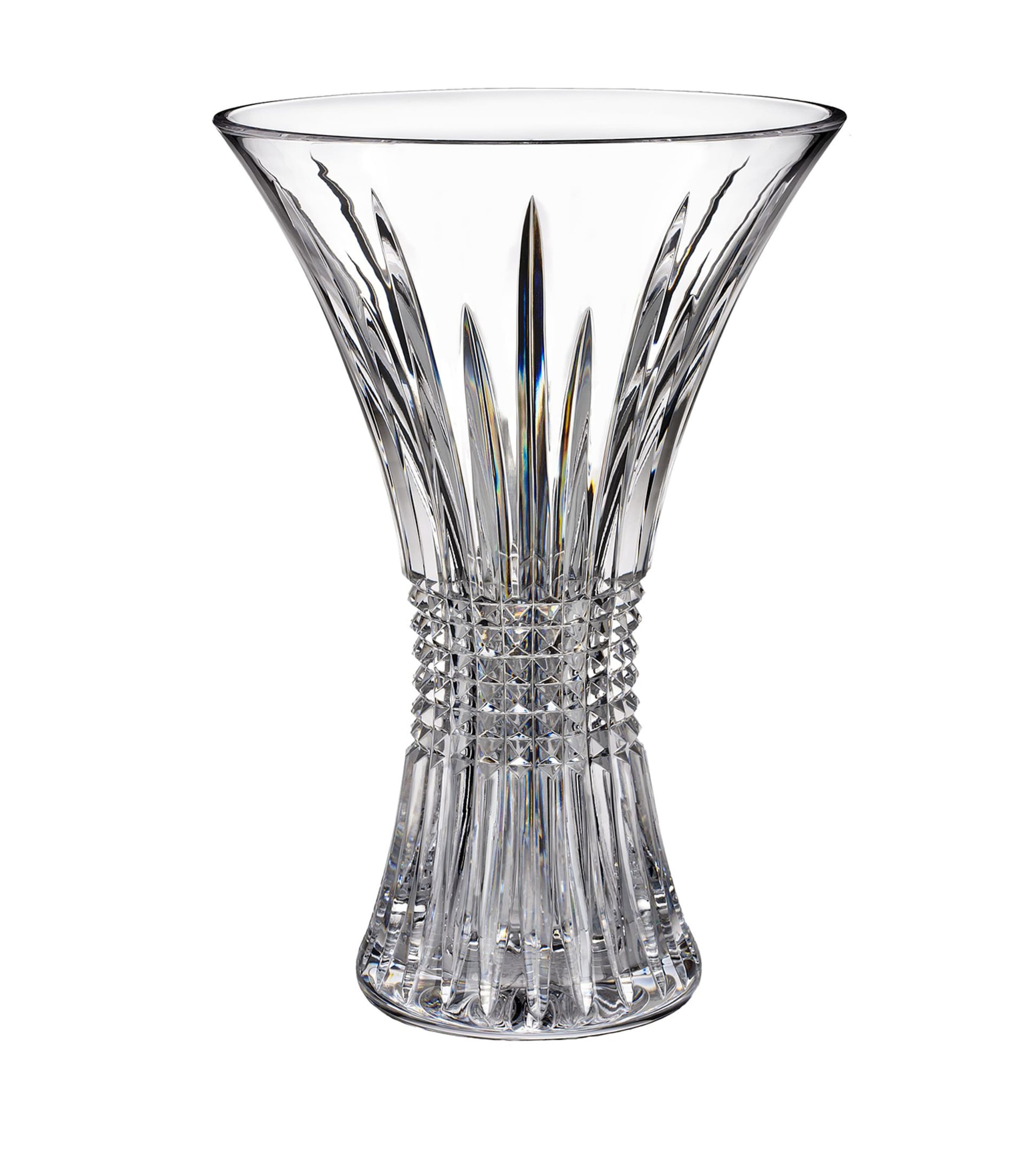 Lismore Diamond Anniversary Vase (35.5cm) CLEAR Image 1