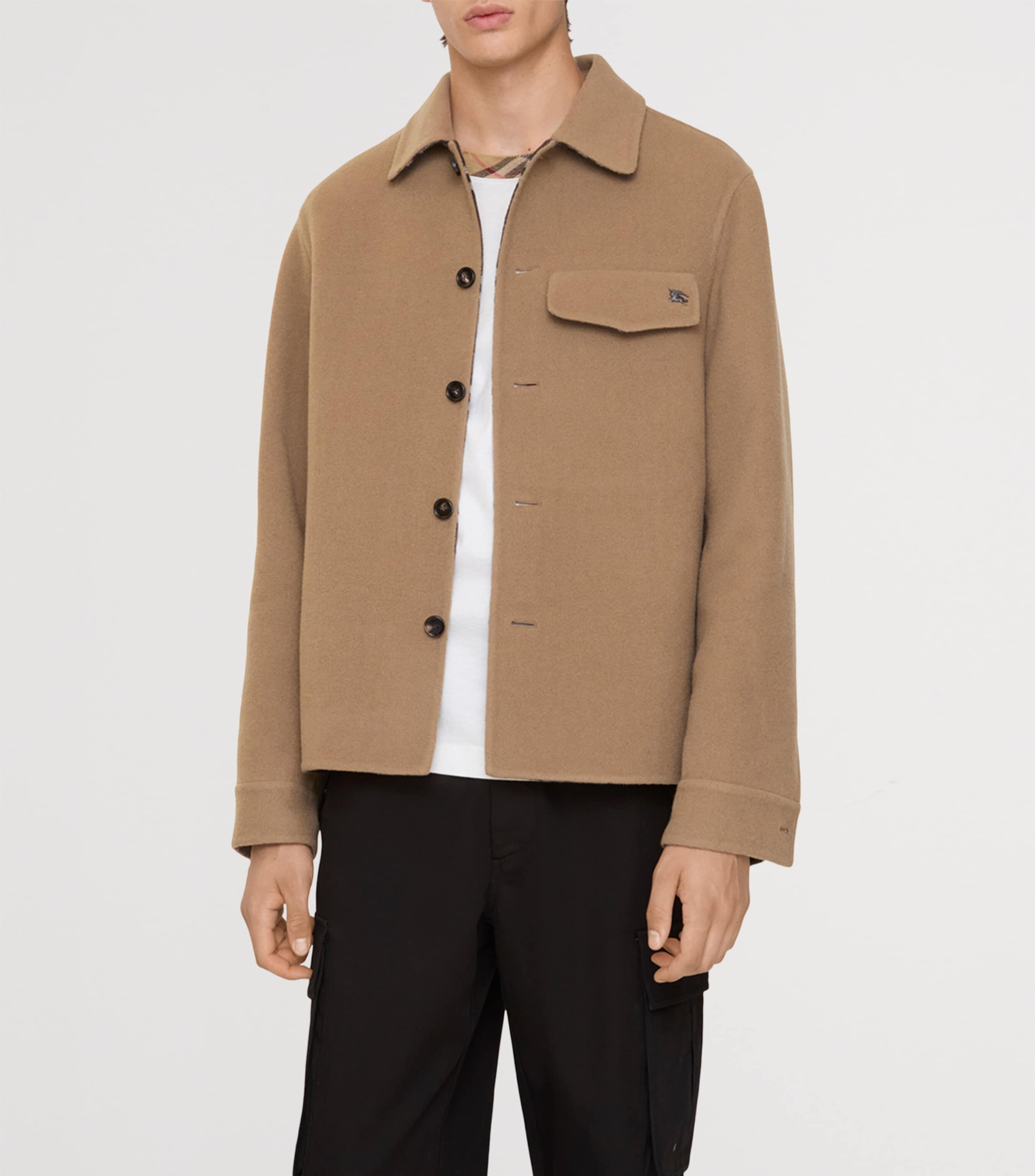 Wool Overshirt CML BN/TRCL BN IP CK Image 4