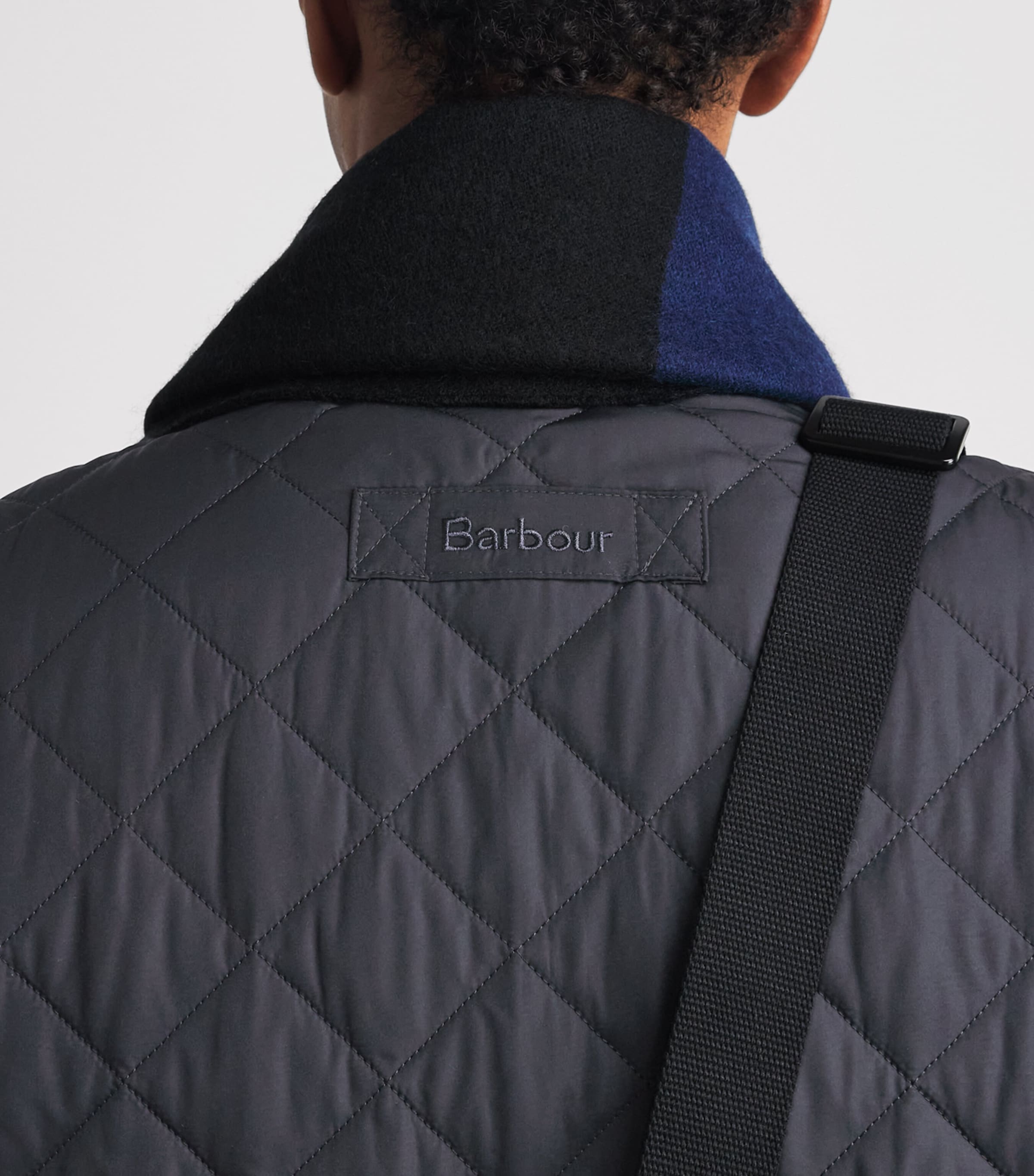 Barbour Mens Lowerdale Quilted Gilet Navy Image 3