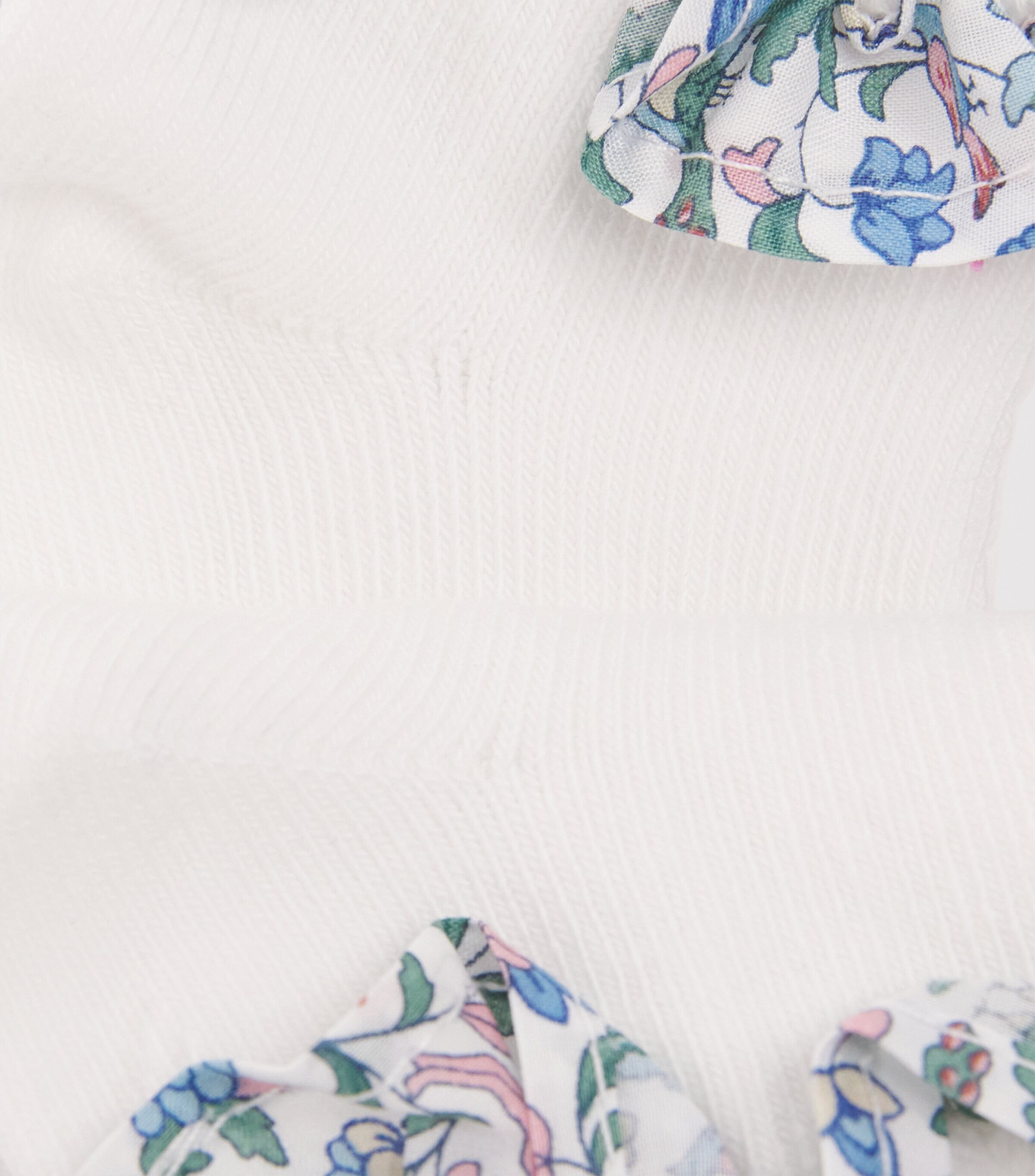 Cotton-Blend Frill Ankle Socks 1BLANC Image 2