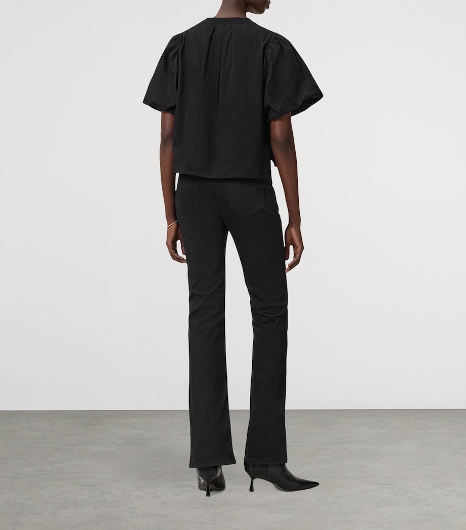 Haldan Slim Bootcut Jeans PERFECT BLACK Image 7