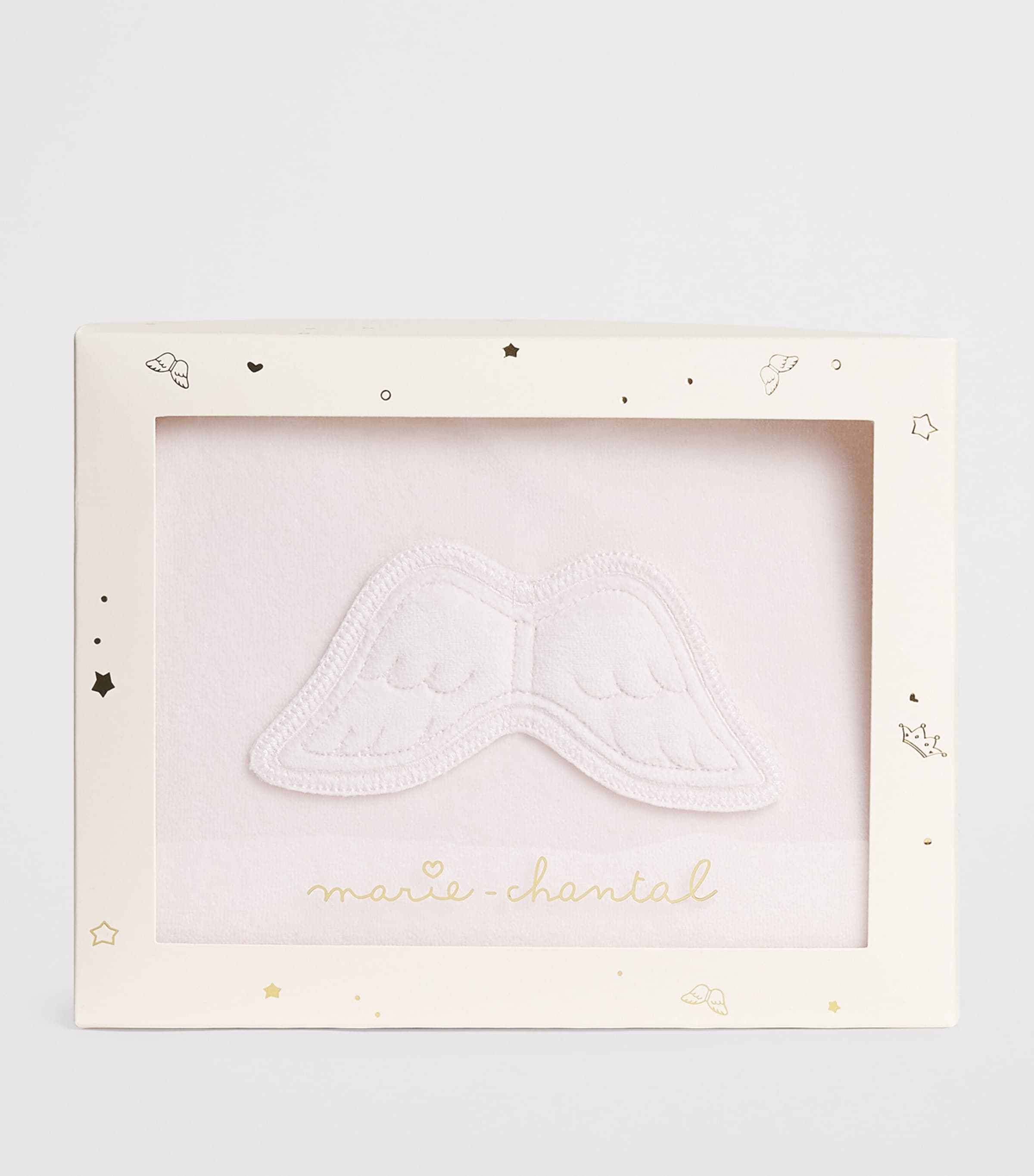 Velour Angel Wing All-In-One (0-18 Months) PINK Image 3