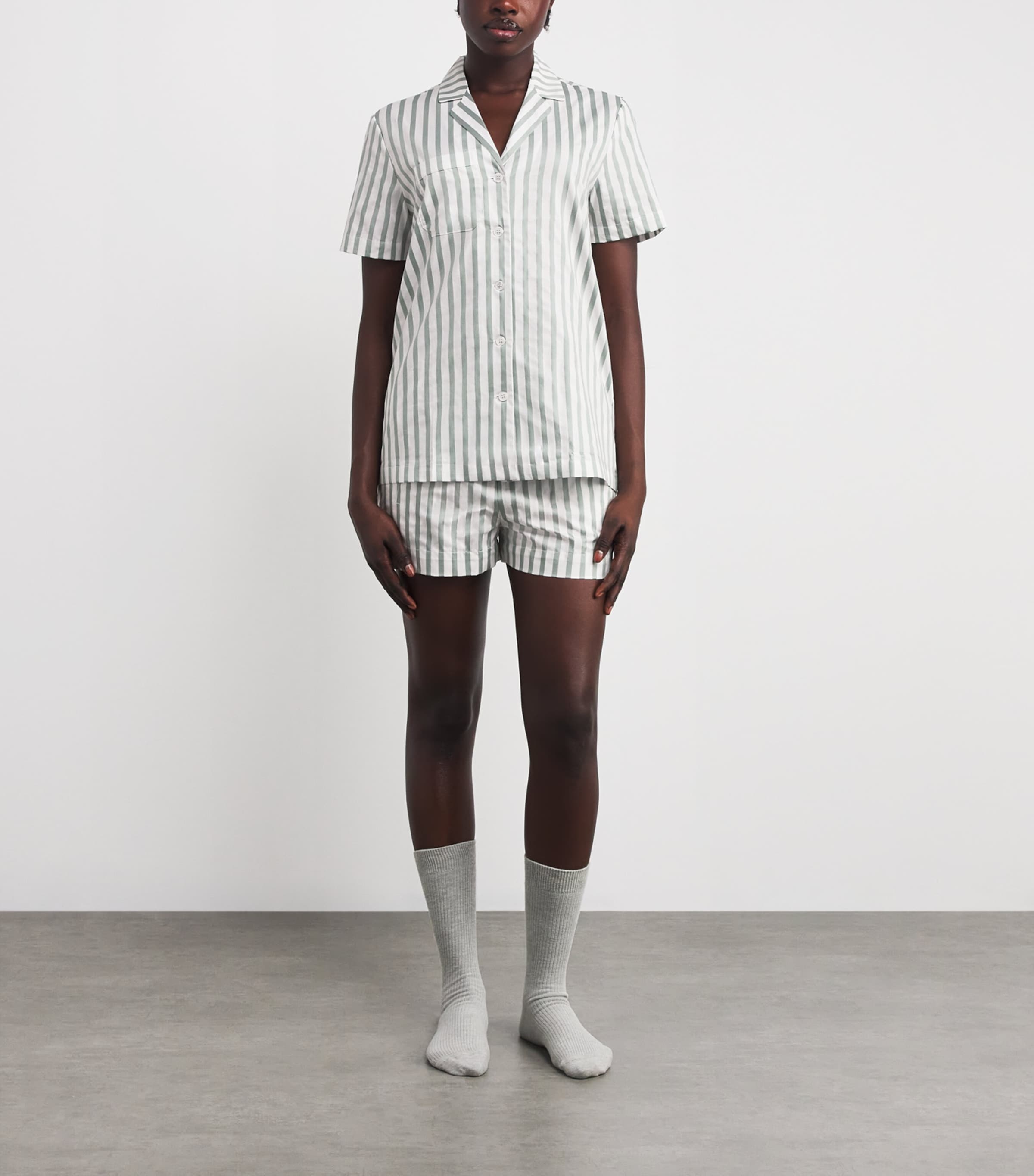 Cotton Capri Pyjama Set 24 GREEN Image 2