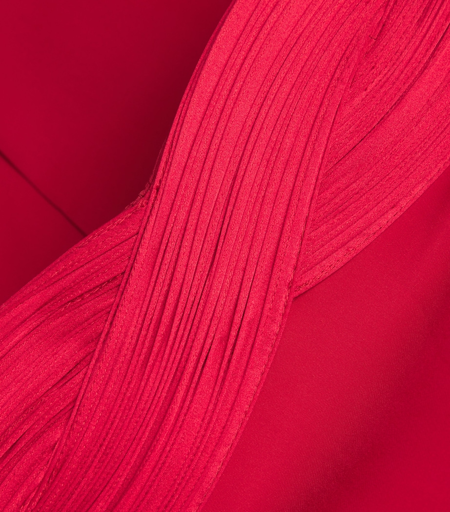 Orbital Column Maxi Dress RUBESCENT RED Image 5