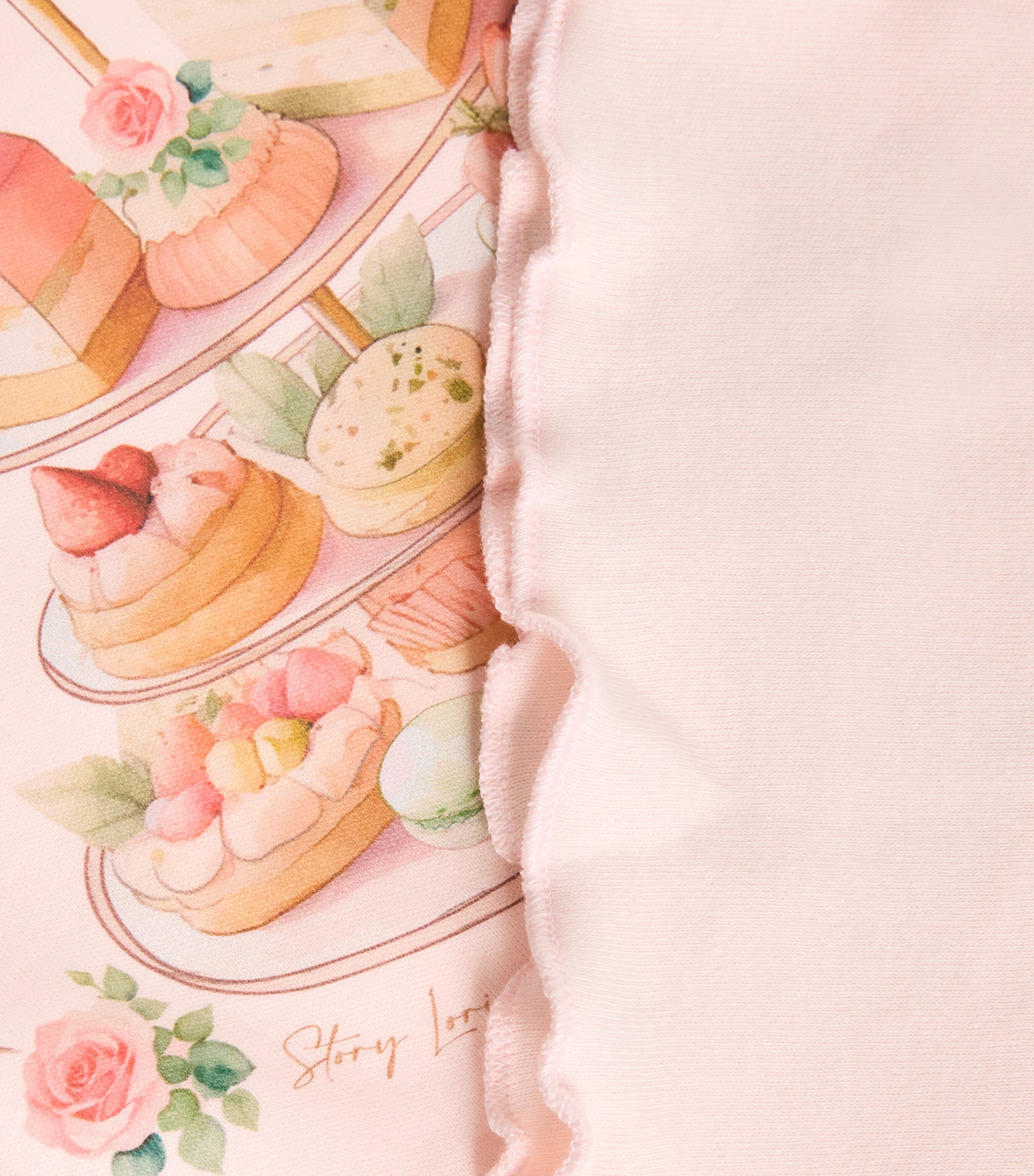 Story Loris Tea Party Print Pyjamas (3-14 Years) Rosa Baby Image 3