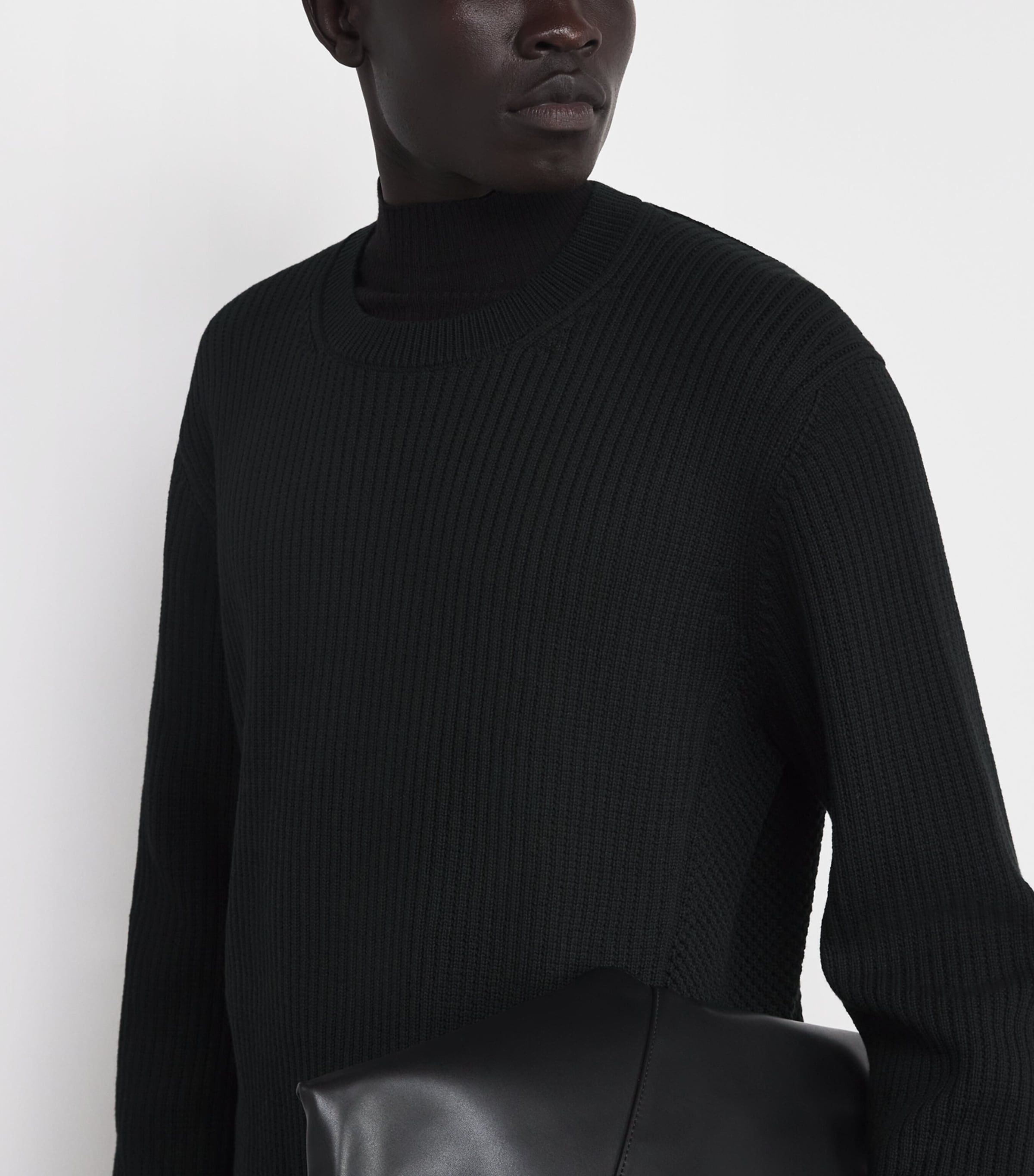 Comme Des Garçons Homme Plus Black Textured Knit Sweater | Harrods US