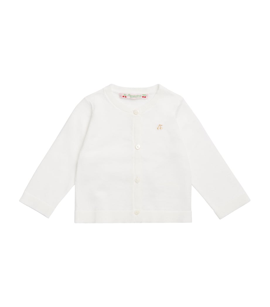 Bonpoint Cotton Cardigan (24-36 Months) Upb Blanc Lait Image 1