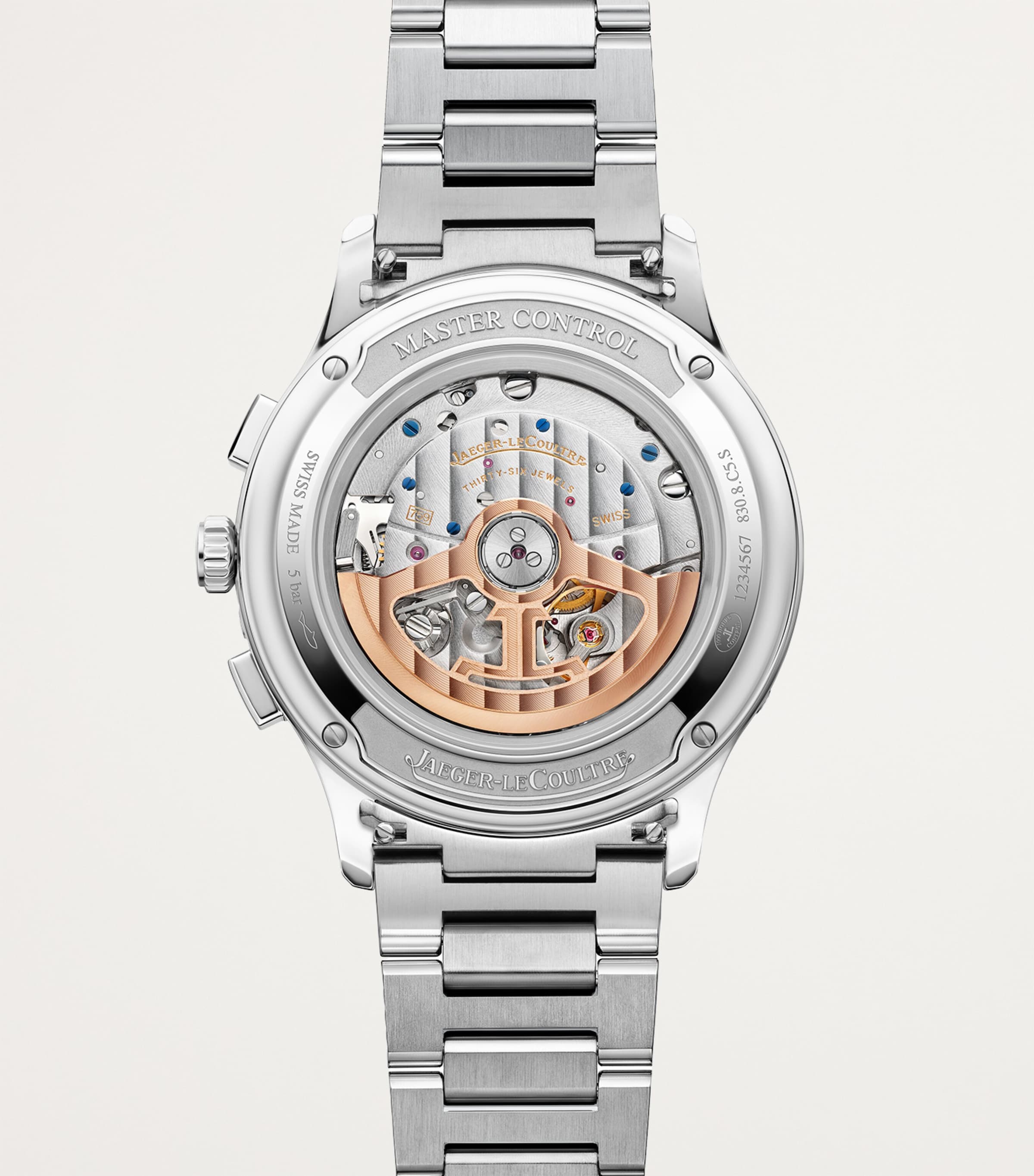 Stainless Steel Master Control Chronograph Calendar Watch 40mm STAINLESS STEEL Image 3