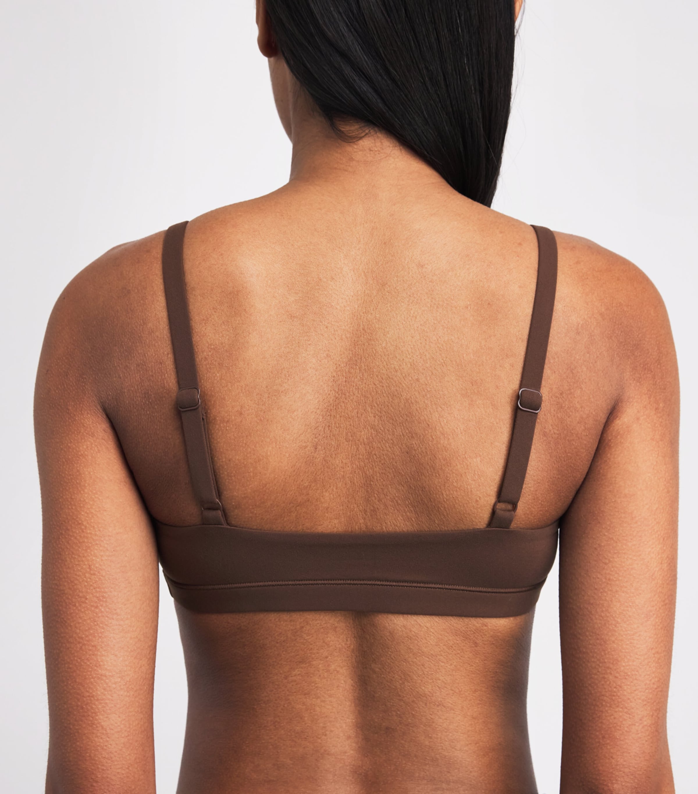 Skims Womens Fits Everybody Scoop-Neck Bralette Cocoa Image 3